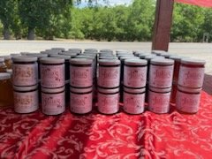 Jams: $6.50 each
Flavors:
Strawberry
Raspberry
Blueberry
Boysenberry
Marionberry
Peach
Apricot