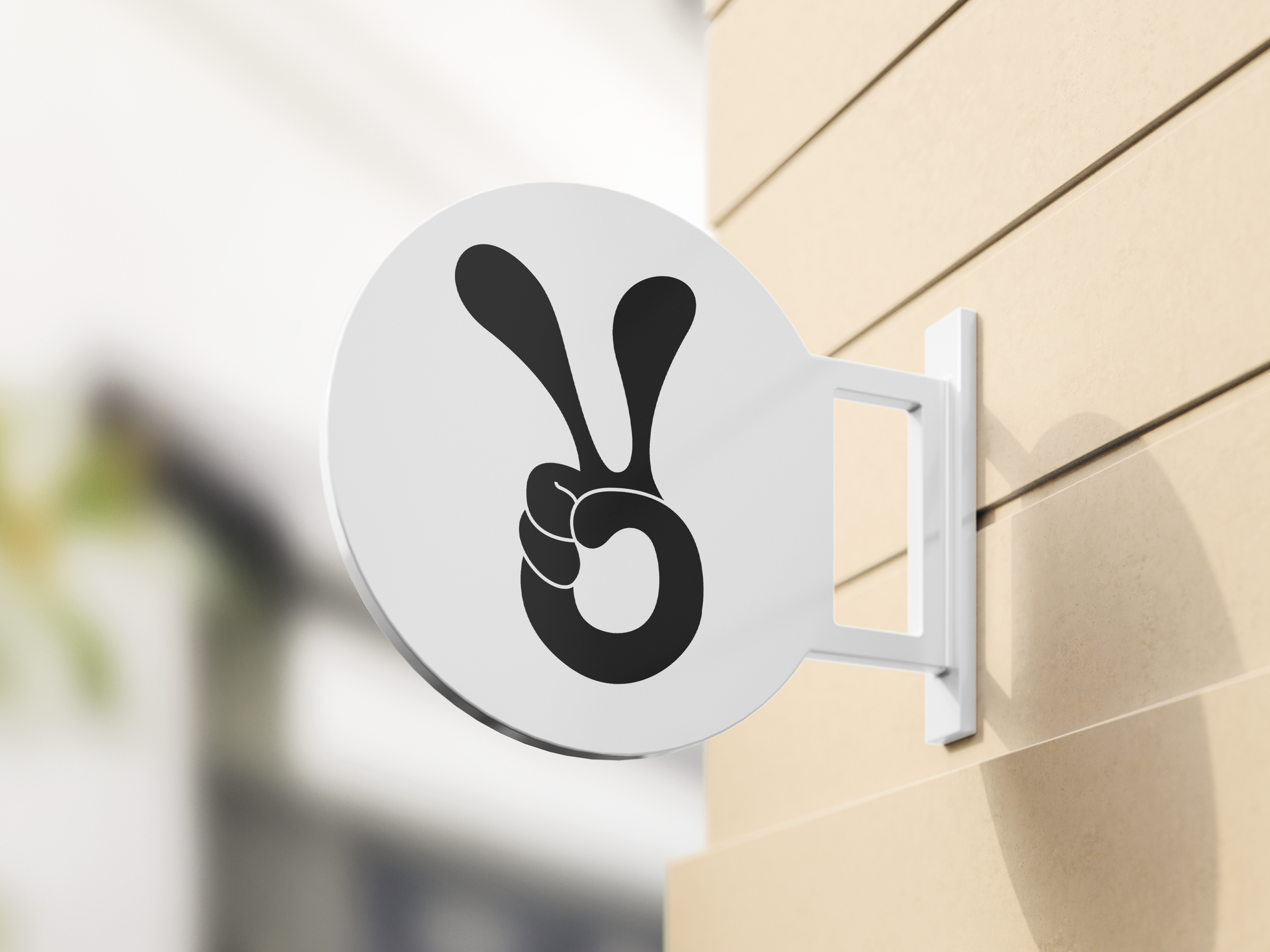 "Vanessa Okereke" Peace Sign Logo Design