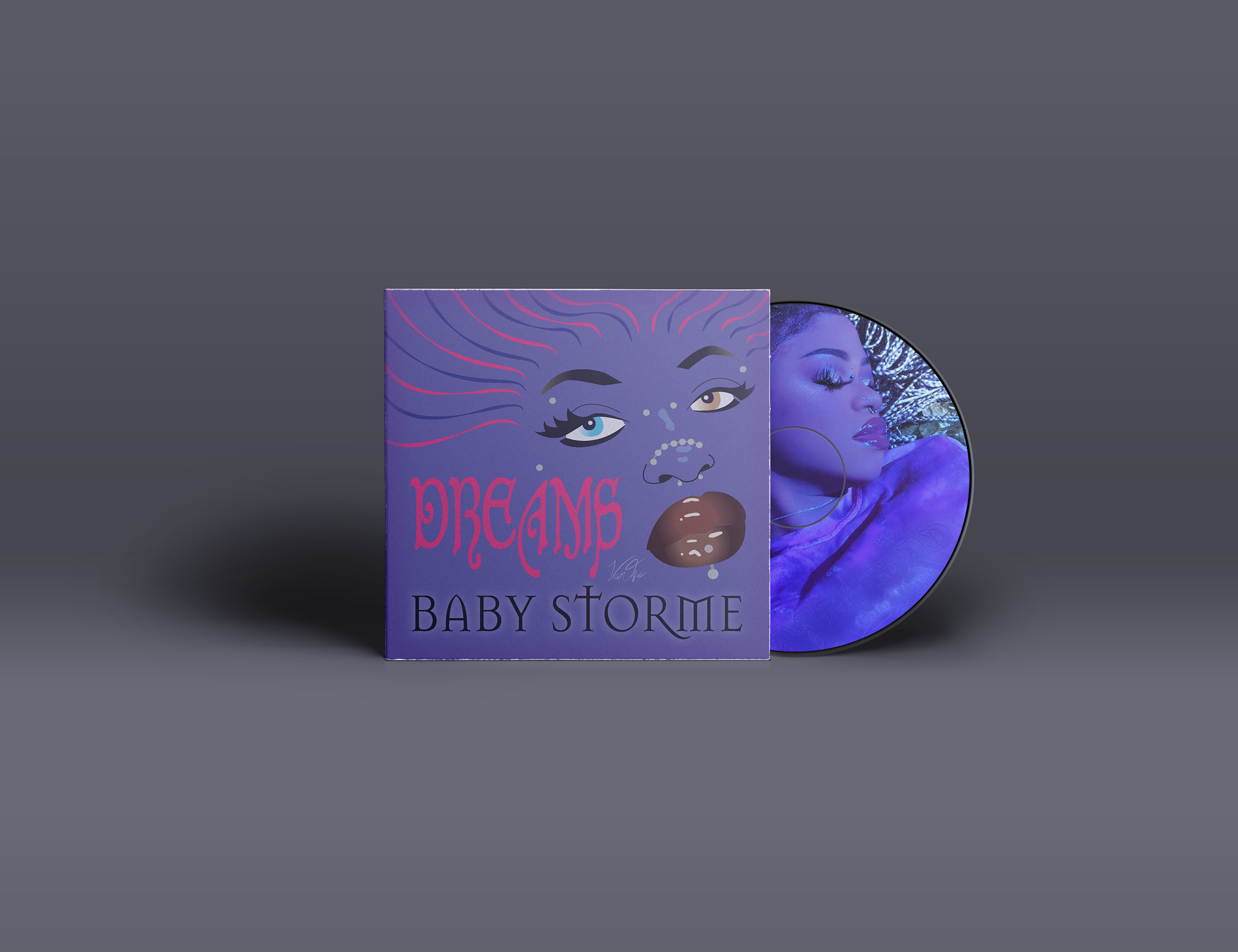 "Dreams by Baby Storme" Album Cover Design