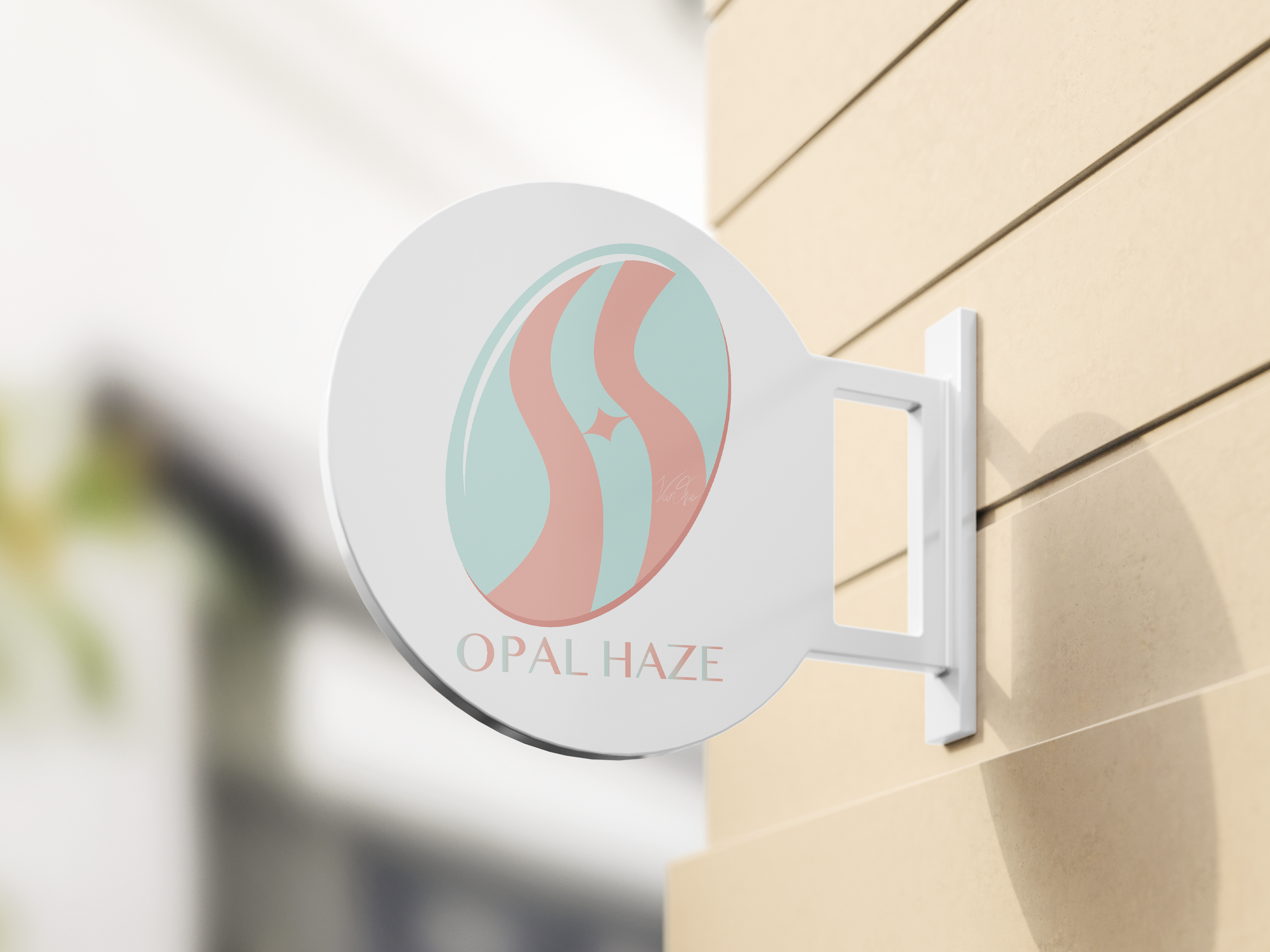 "Opal Haze" Crystal Shop Logo Design