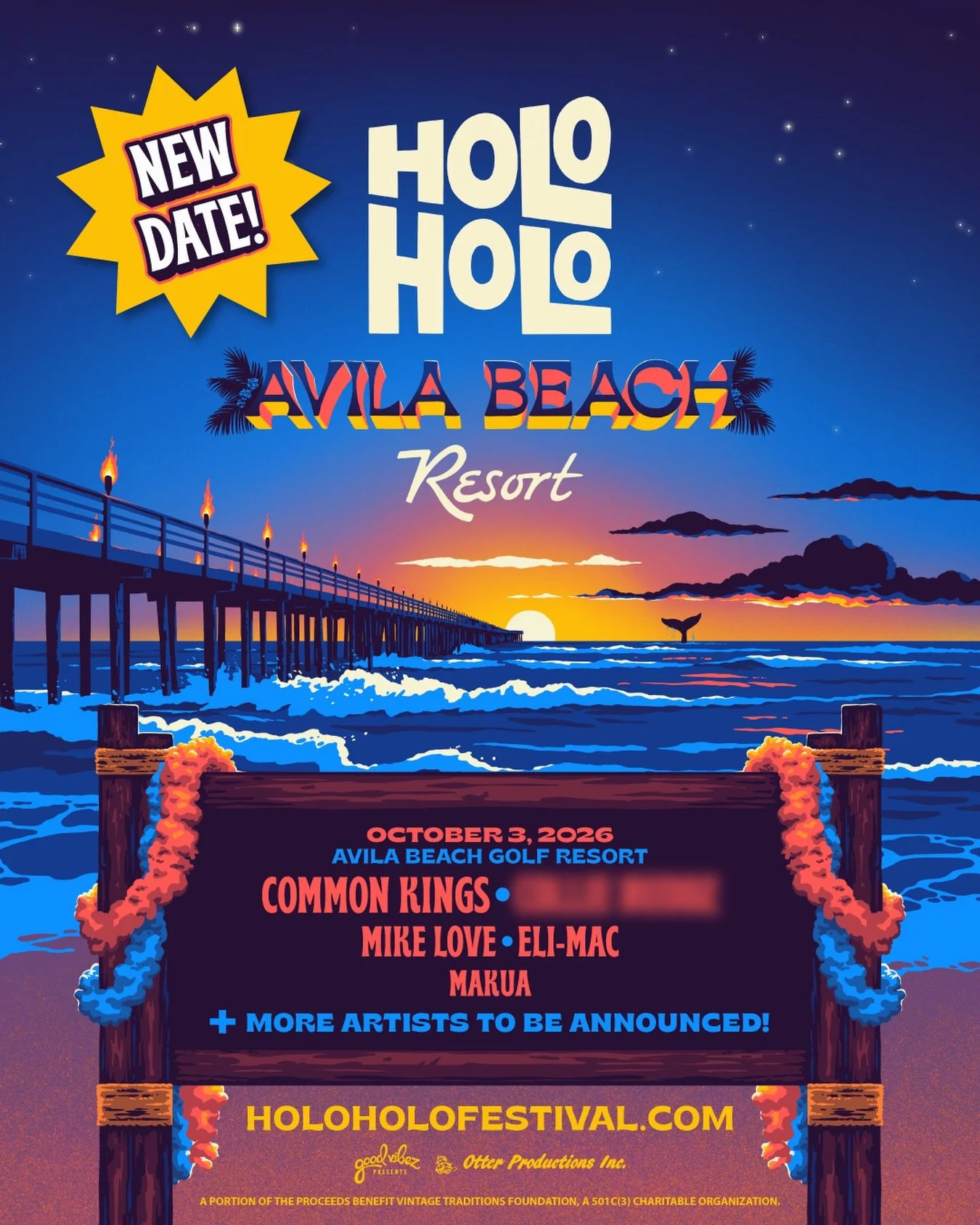 Love &lsquo;Ohana🌺 there&rsquo;s a new date for for my performance @holoholofest in Avila Beach! October 3rd I&rsquo;ll be at the Avila Beach Golf Resort playing live with these other amazing artists! Can&rsquo;t wait to see you there ❤️

Tickets ar