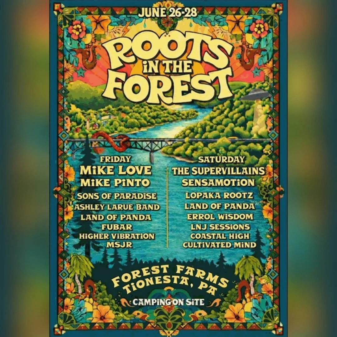 Looking forward to playing Jah music in the Forest for my first time at Roots in the Forest in PA this summer!!! See you soon &lsquo;ohana!