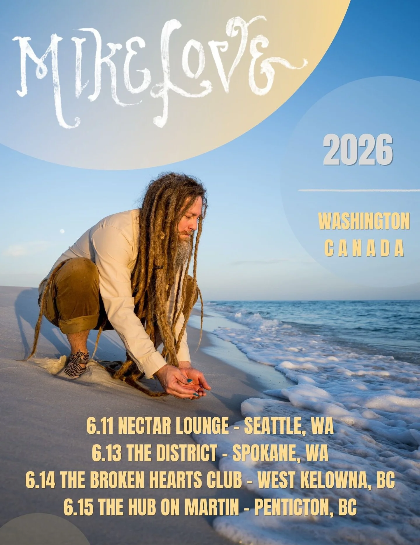 Following the call where the music leads ✨
Washington &amp; Canada this June, let&rsquo;s gather❤️

6.11 - Seattle, WA @nectarlounge 
6.13 - Spokane, WA @thedistrictspr 
6.14 - West Kelowna, BC @crownthieves 
6.15 - Penticton, BC @thehubonmartin