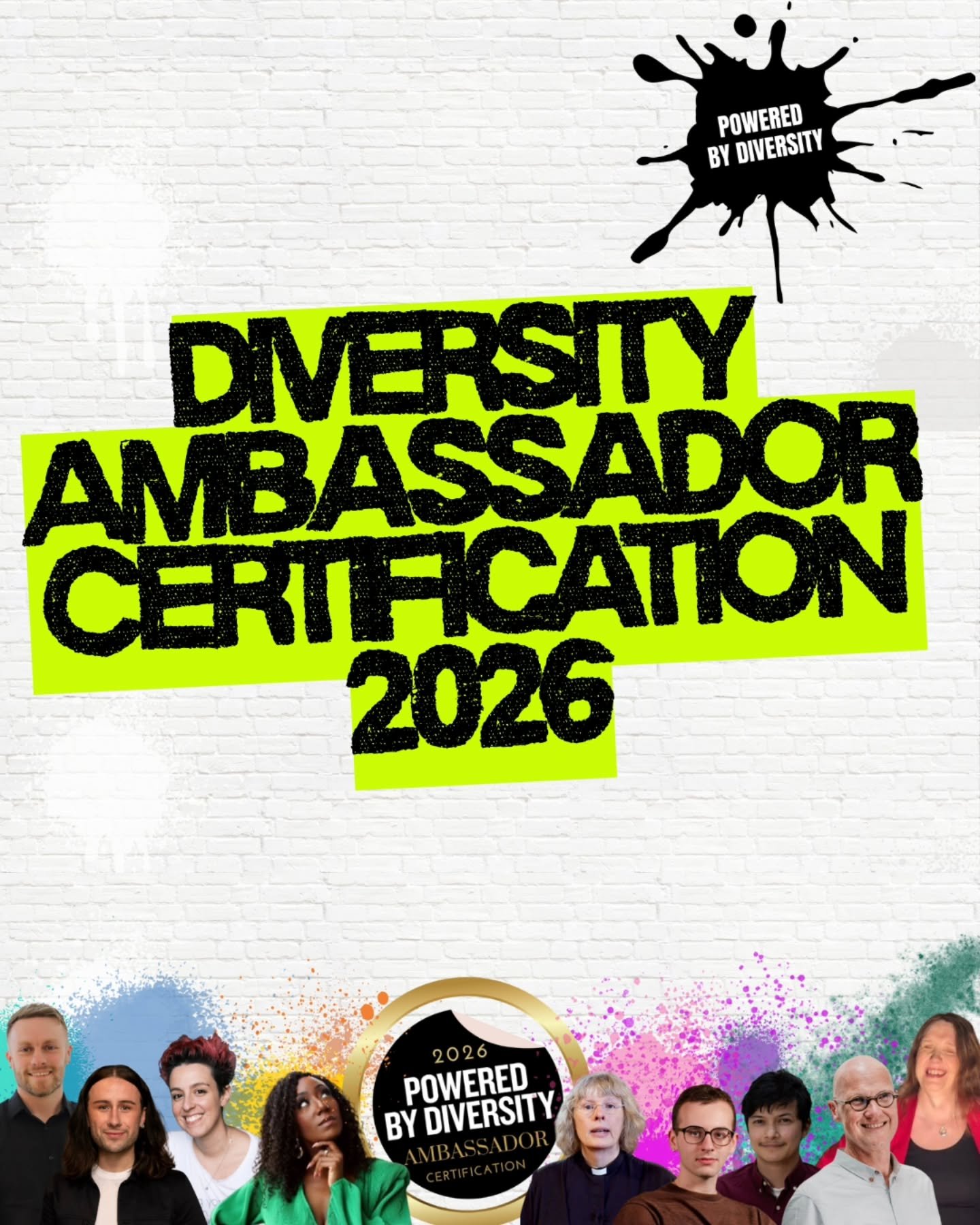 Our ultimate Mission is to give organisations all the data, information, training and support they need to break their own new ground in EDI, without breaking the bank

We created our Diversity Ambassador Certification program to empower those lookin