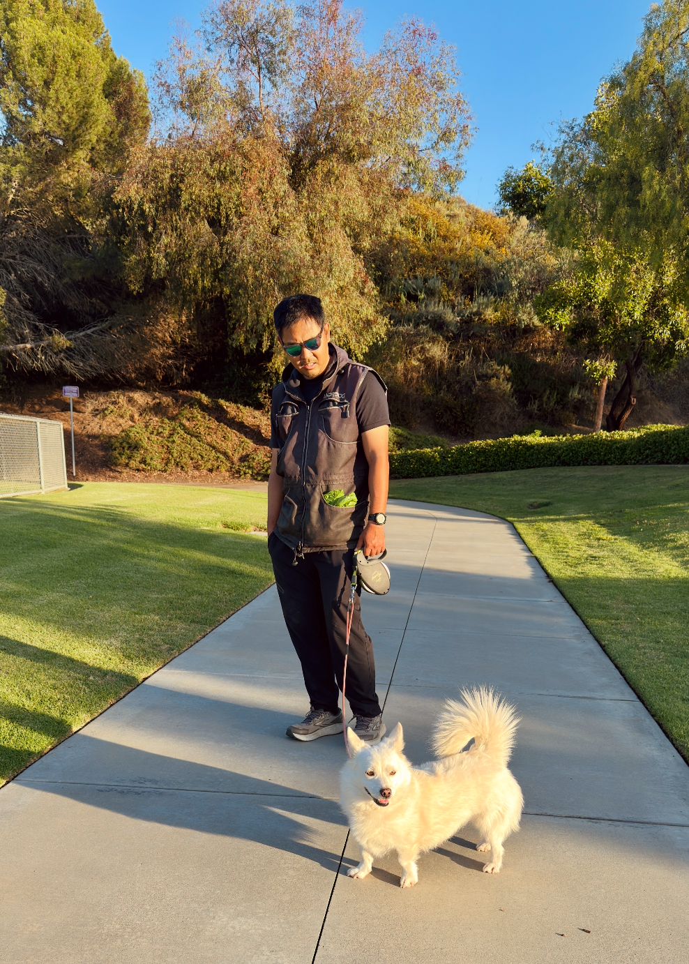 Training Mochi, Kevin's rescue foster.