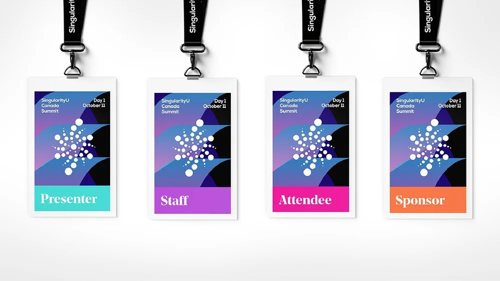A7 conference name tags in full colour