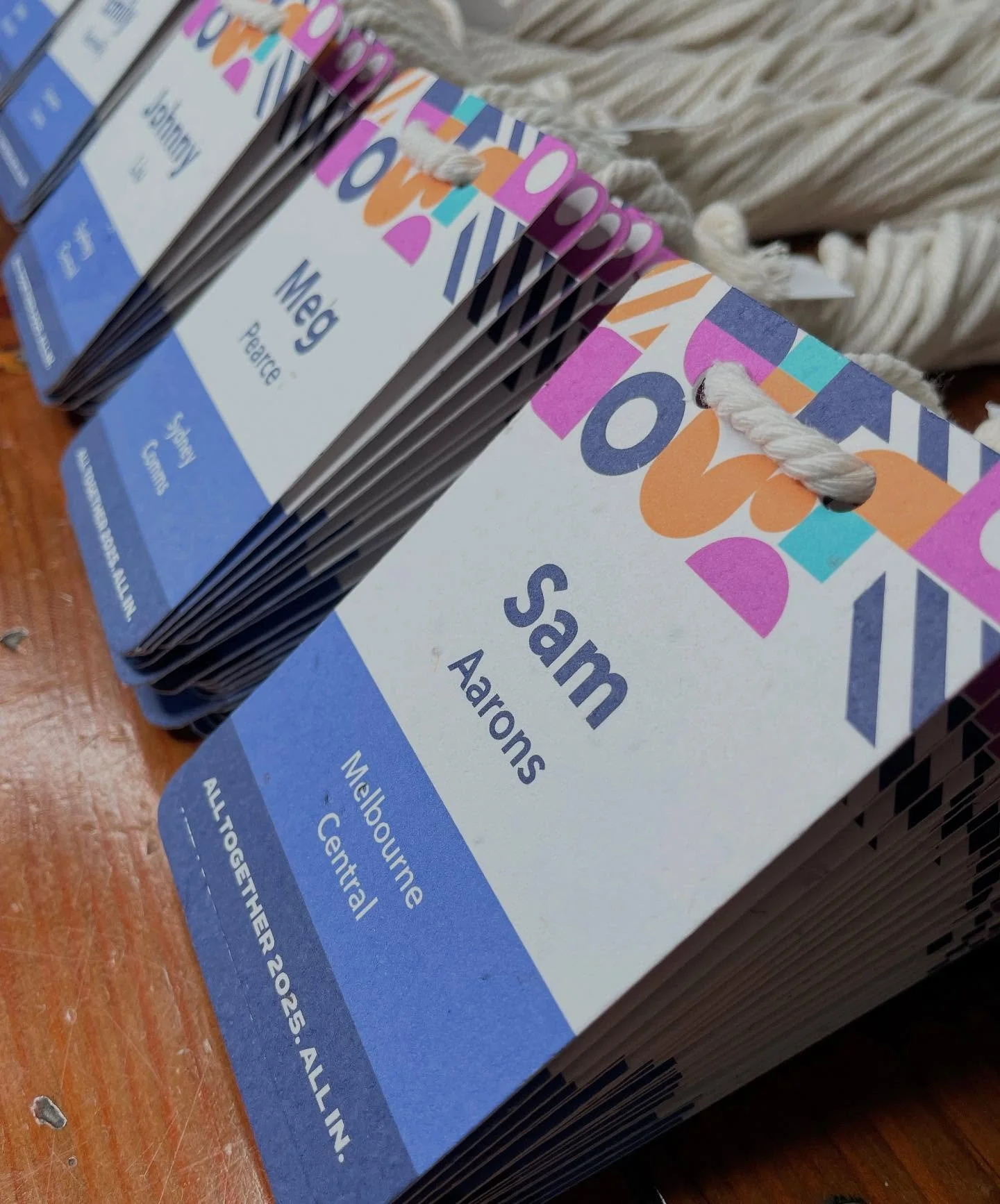 Corporate? Tick. Countrywide? Tick. Colourful, plantable, unforgettable? Triple tick.
Conference name badges made from thick seed paper. Compostable, recyclable and ridiculously good looking.
Because a name badge shouldn’t outlive the person