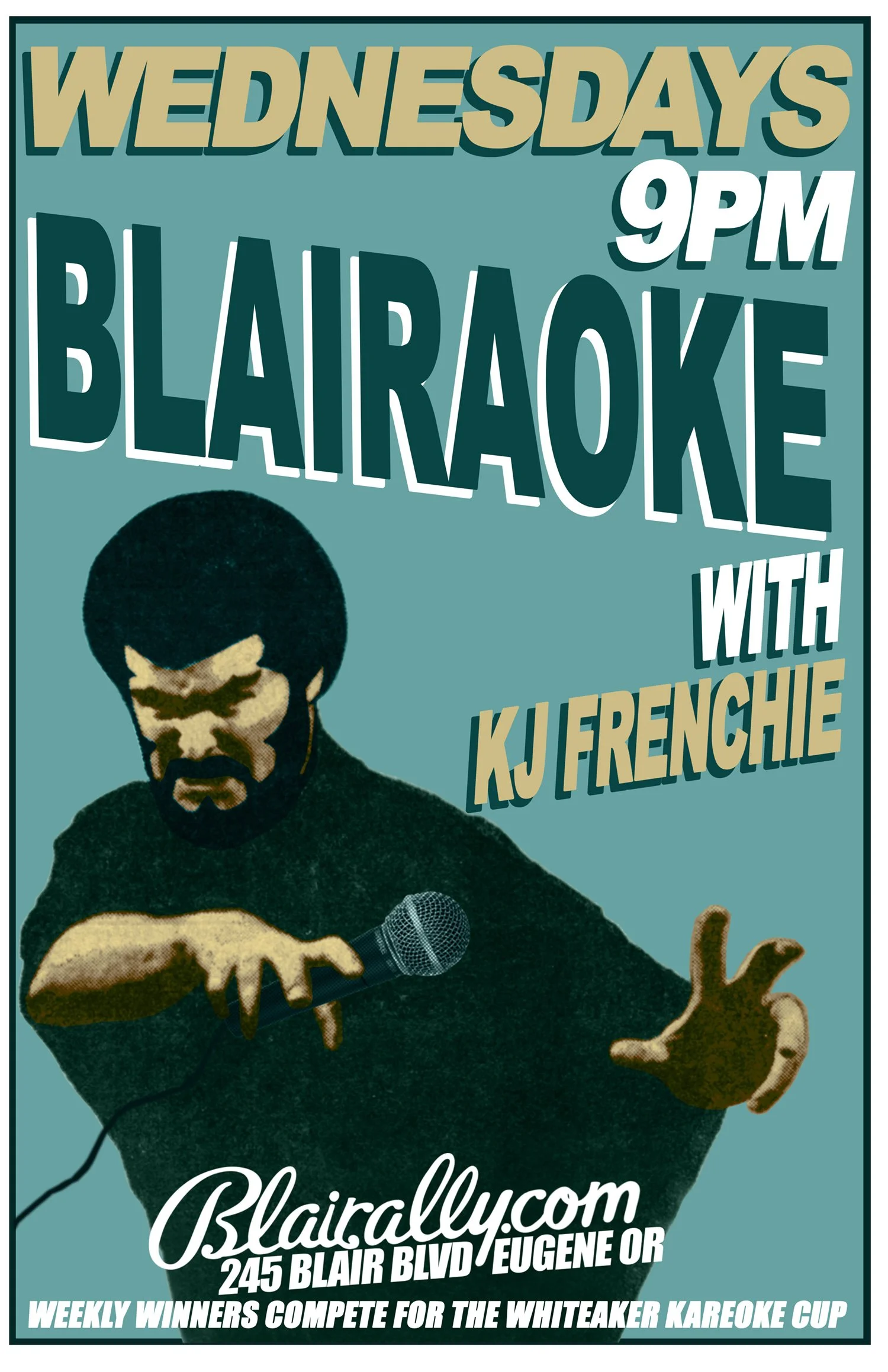 Flyer or photo for Blairaoke w/ KJ Frenchie (Wednesdays)