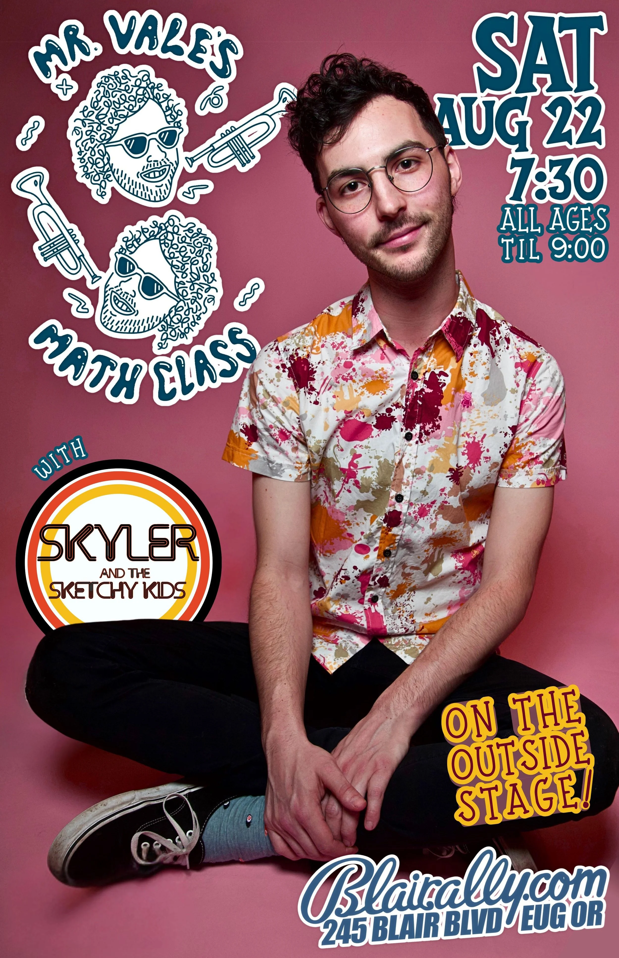 Skyler Math Mr. Vale's Math Class | Skyler & The Sketchy Kids - OUTDOOR STAGE ...