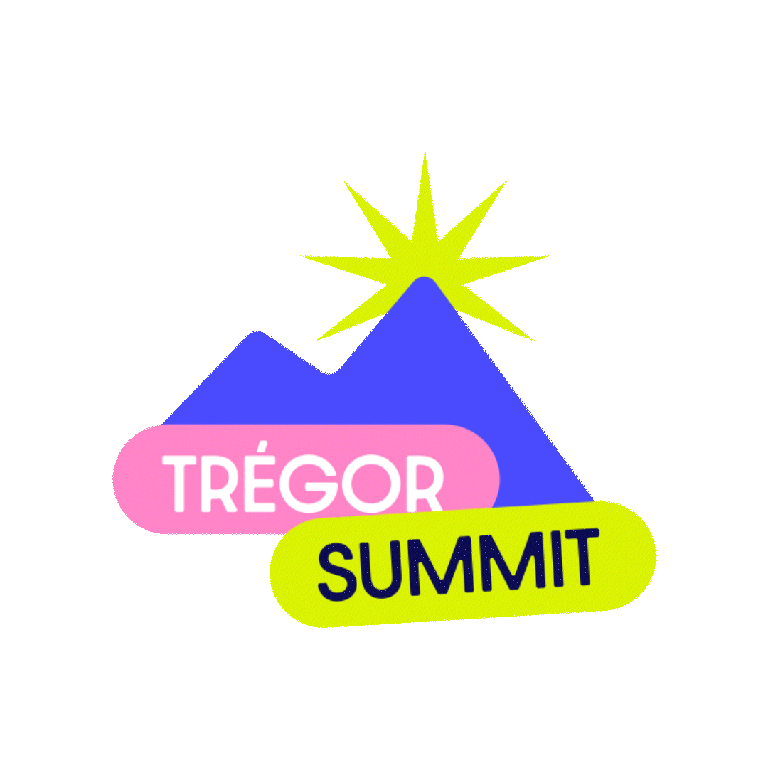 Logo du Trégor Summit réalisé par Square Design pour un événement communication à Lannion, Côtes-d’Armor.