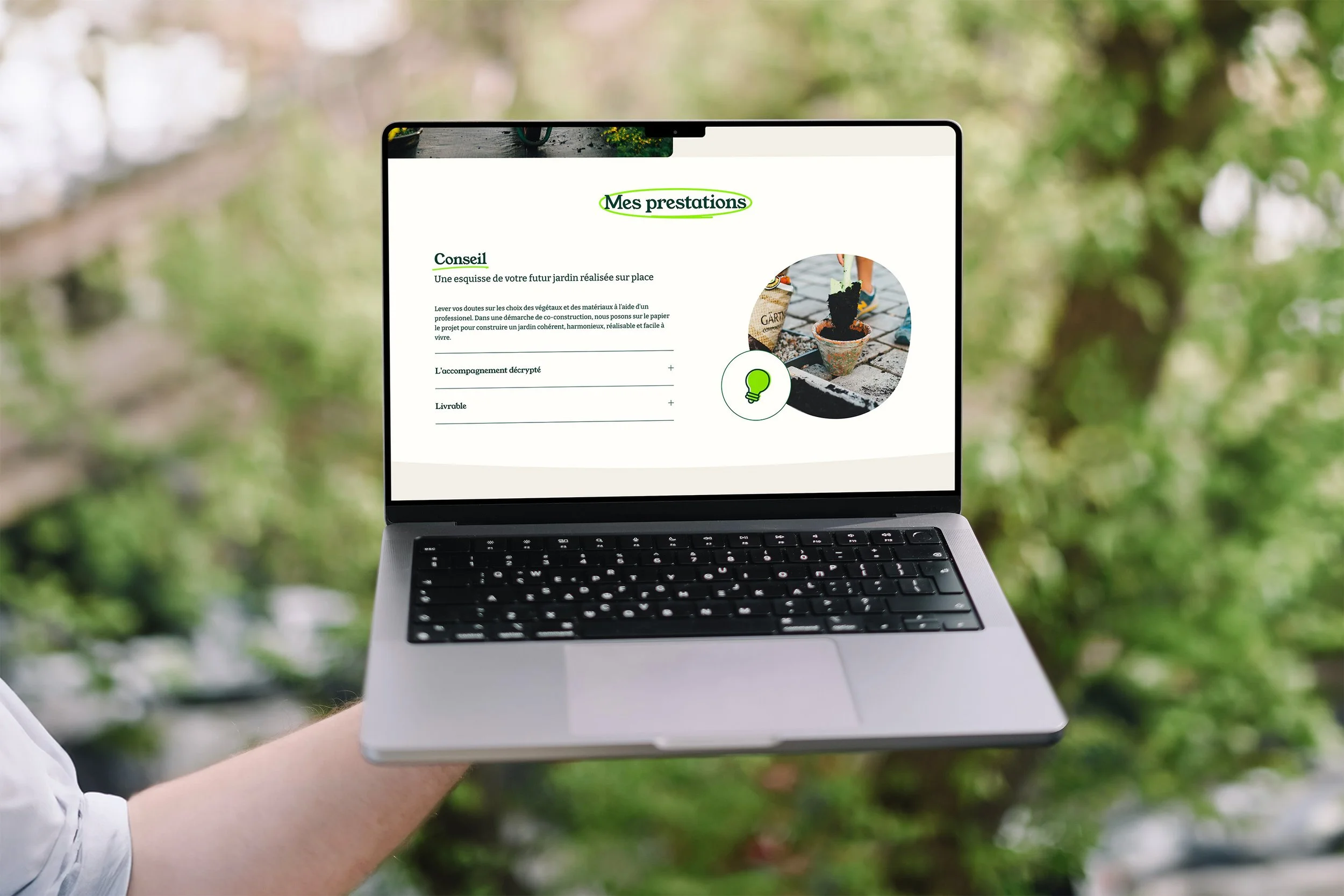 Découvrez comment présentez vos prestations à vos client dans un site professionnel