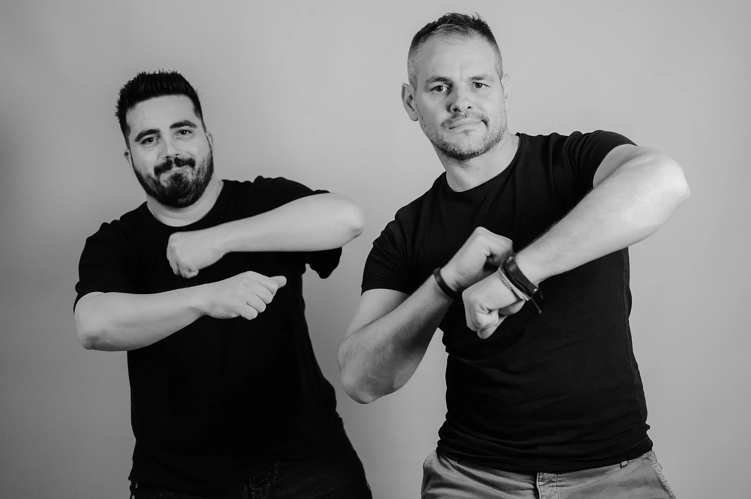 Luca Morisco and Davide Lomagno of Akira Manera studio session photo by Letizia Maccarini