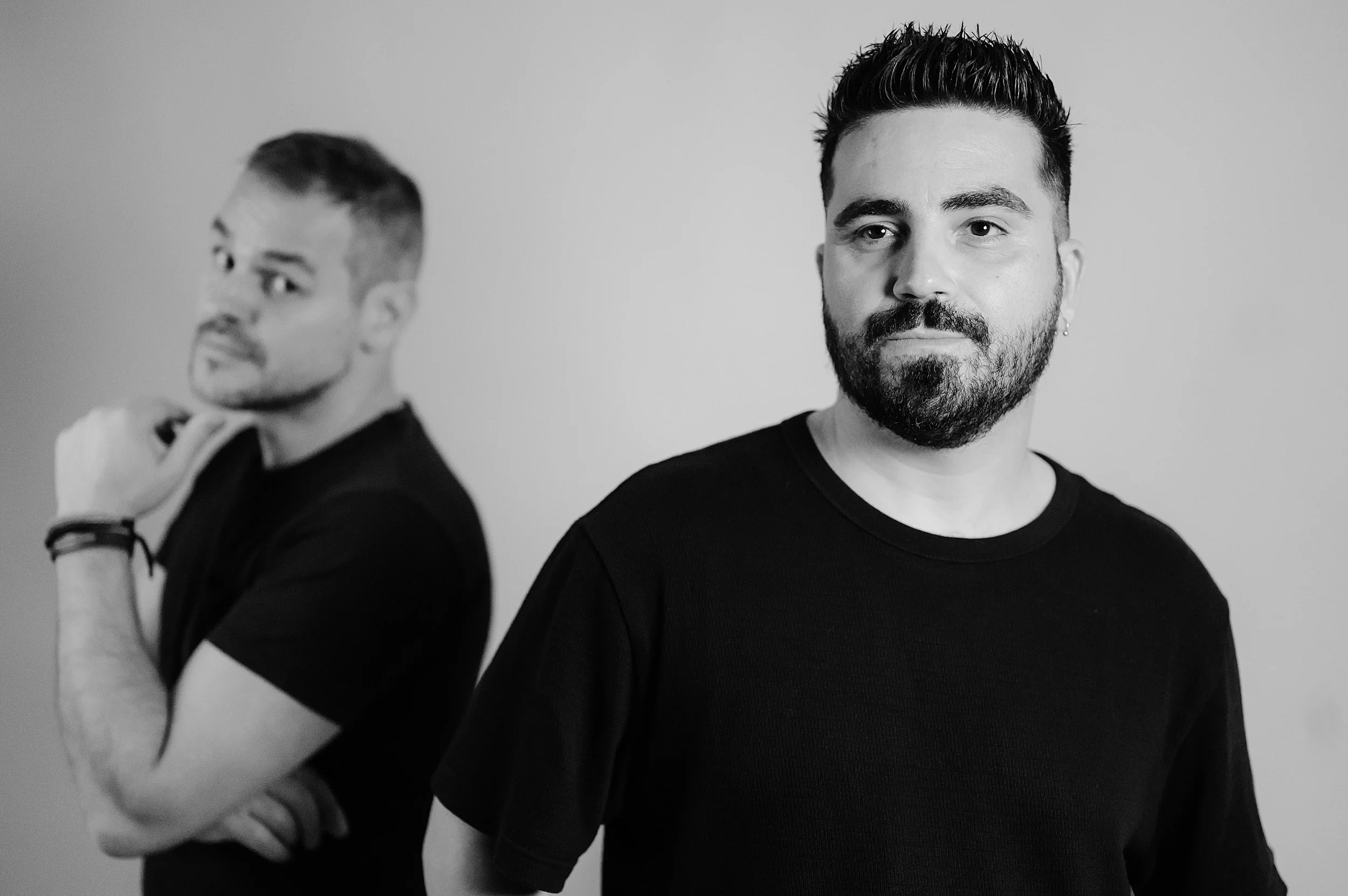 Luca Morisco and Davide Lomagno of Akira Manera studio session photo by Letizia Maccarini