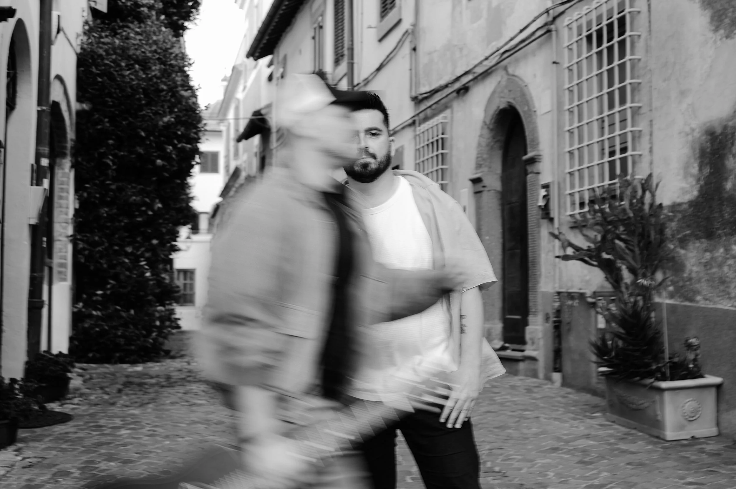 Italian acoustic musicians Akira Manera official editorial band portrait by Letizia Maccarini