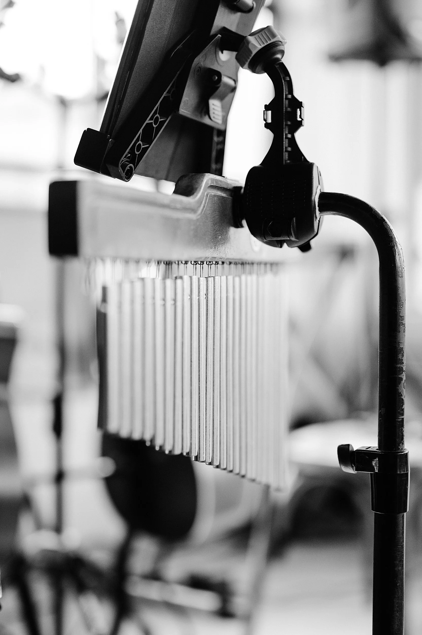 Close up of music instrument on Akira Manera