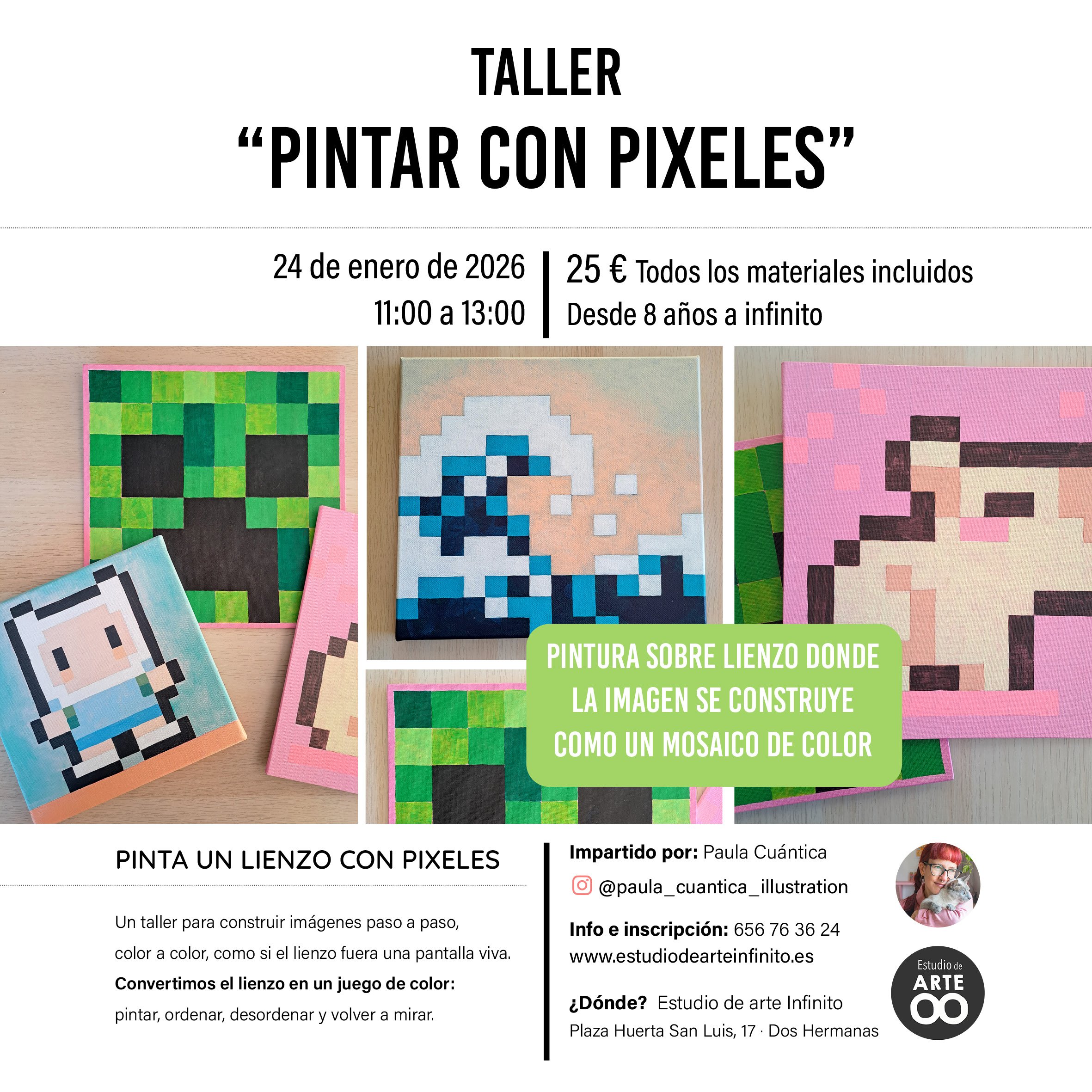 PINTA TU LIENZO CON PÍXELES