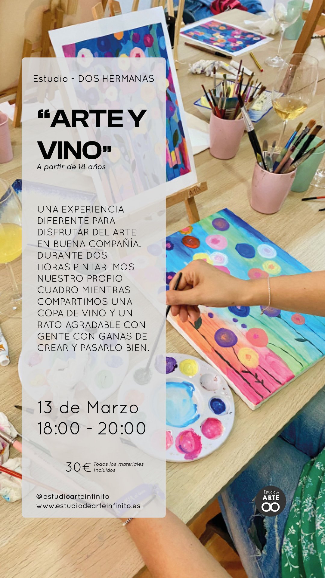TALLER DE ARTE Y VINO