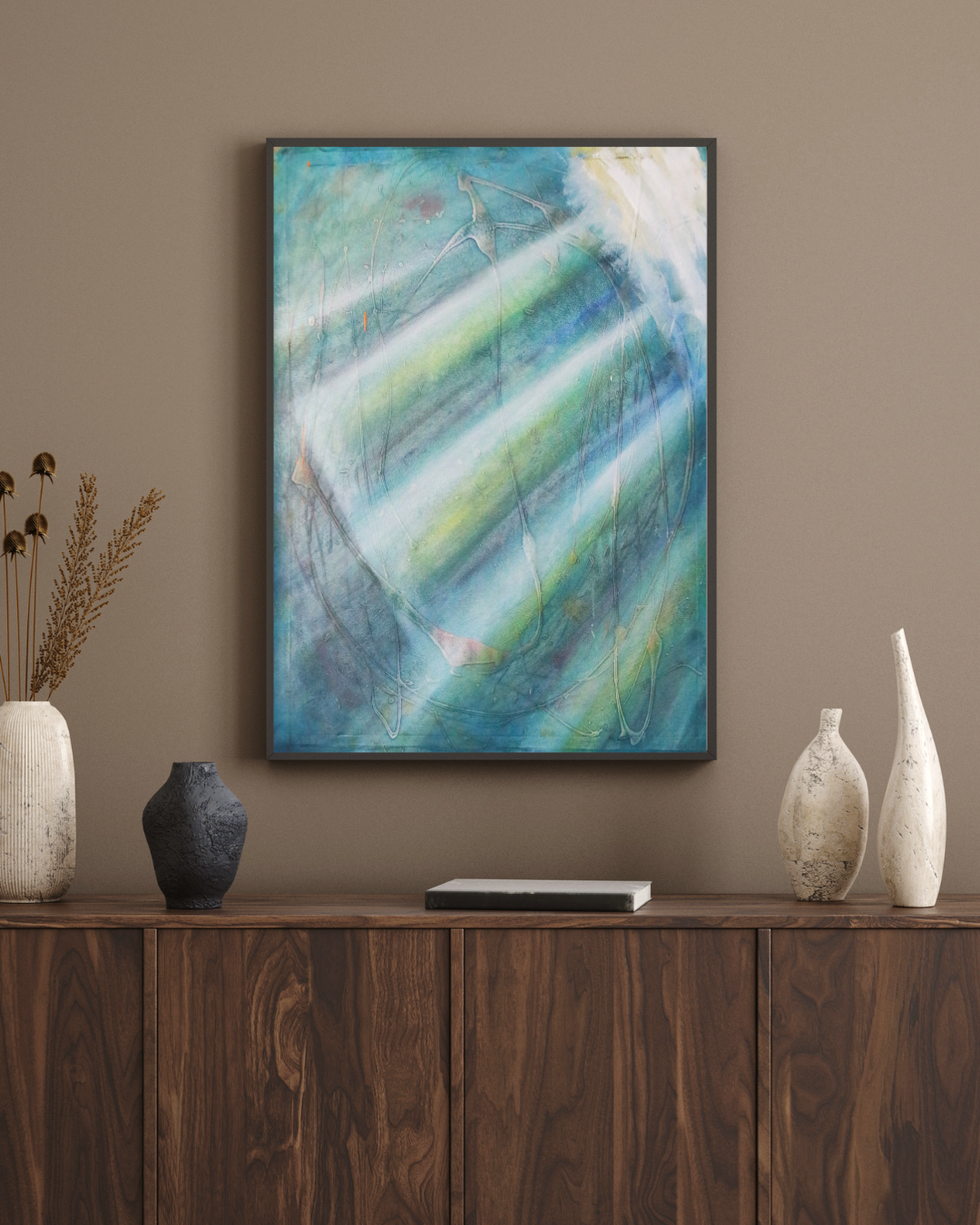 Brown Modern Minimal Living Room Wall Art Poster Frame Mockup Instagram Portrait Post (6).png