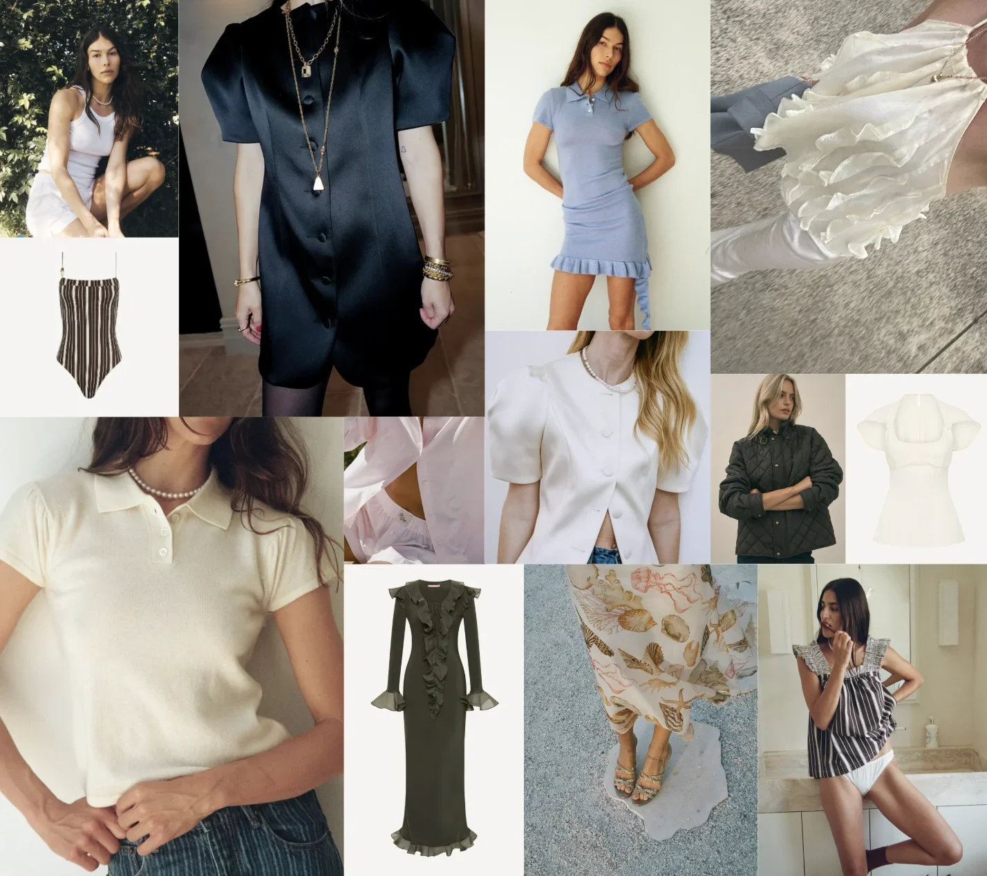 Maggie Marilyn collection featuring feminine knitwear, tailored dresses, ruffles and timeless wardrobe staples.