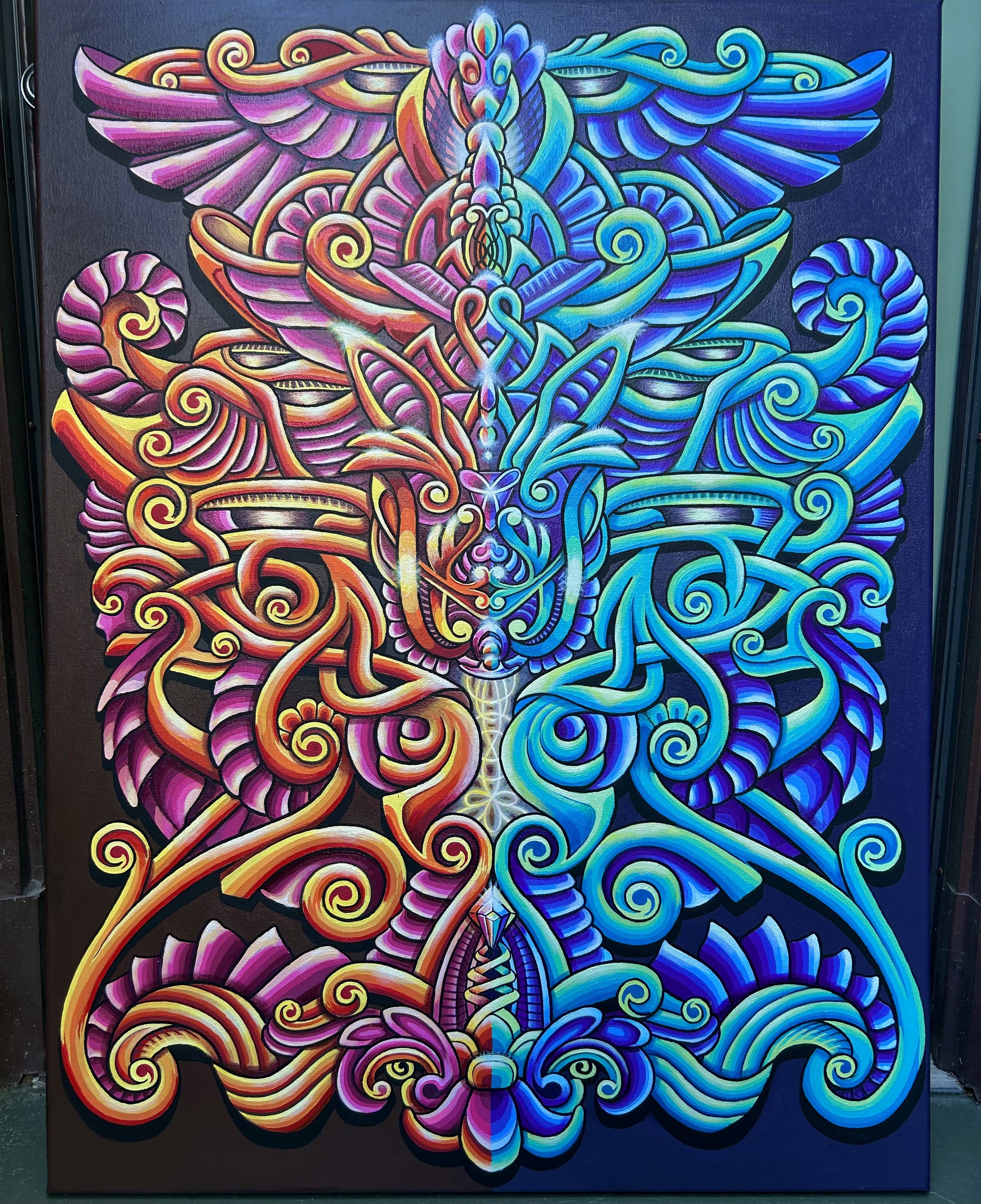 "Toulouse" - acrylic - 30x40"