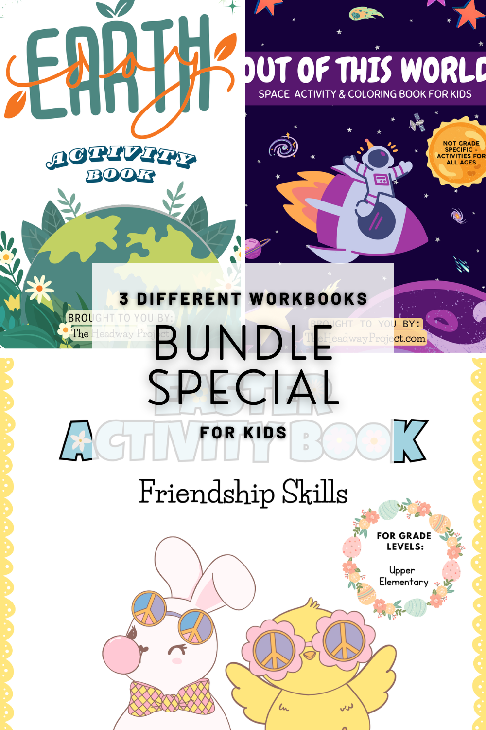 Spring Celebration Activity Book Bundle for Kids over 100 pages of Fun & Learning