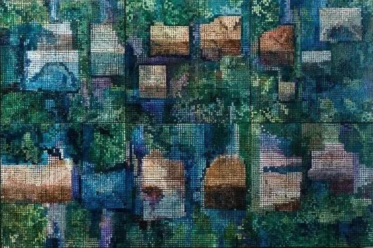 Divide 2 | acrylic on panel | 36x24x1.5"