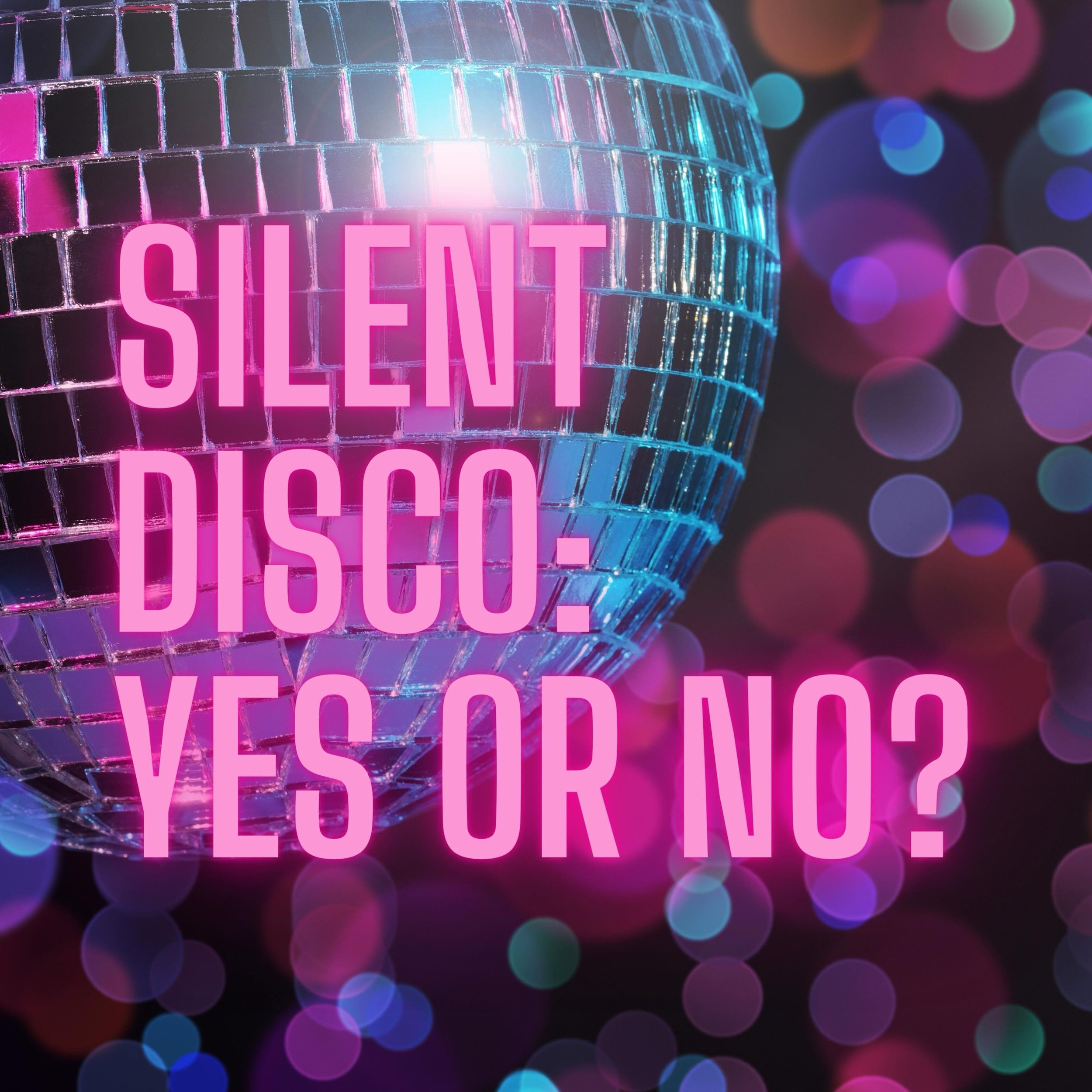 &ldquo;A silent disco or silent rave is an event where people dance to music listened to on wireless headphones. Rather than using a speaker system, music is broadcast via a radio transmitter with the signal being picked up by wireless headphone rece