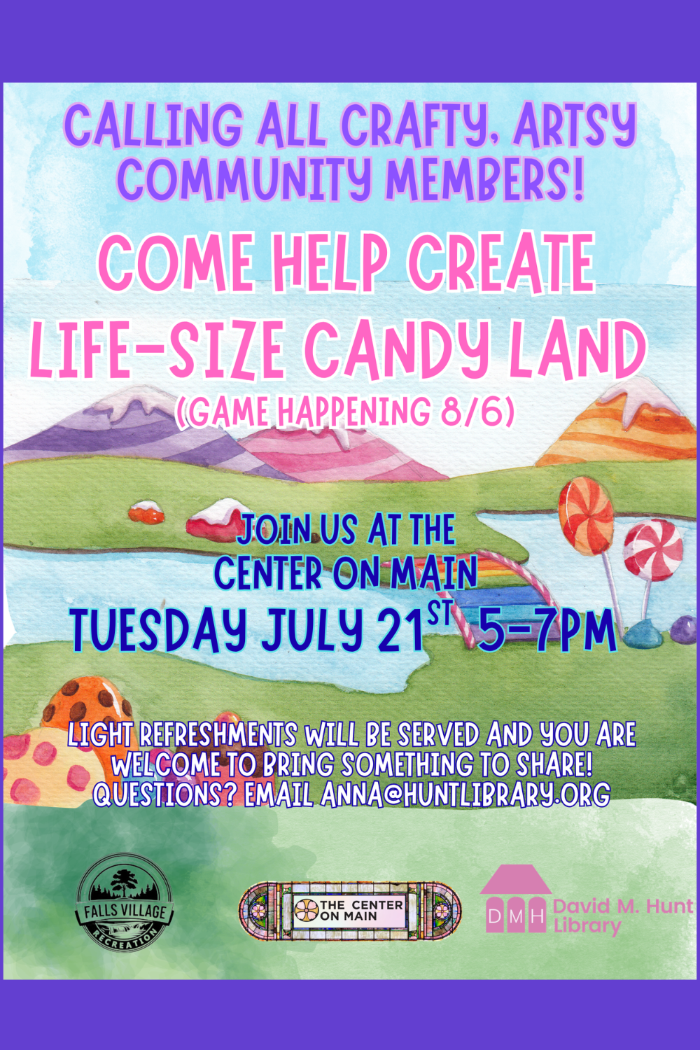 Help Create Life-Size Candy Land