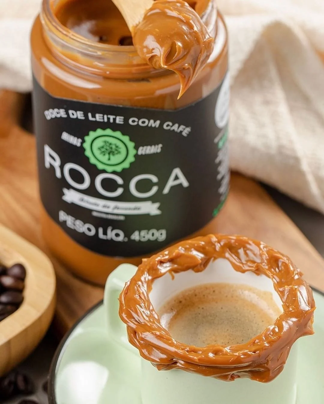 Receita Rocca Doce de Leite com capuccino