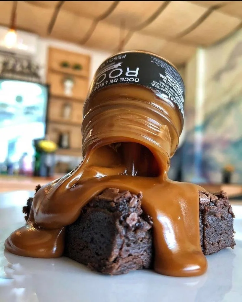 Receita Rocca Doce de Leite com brownie