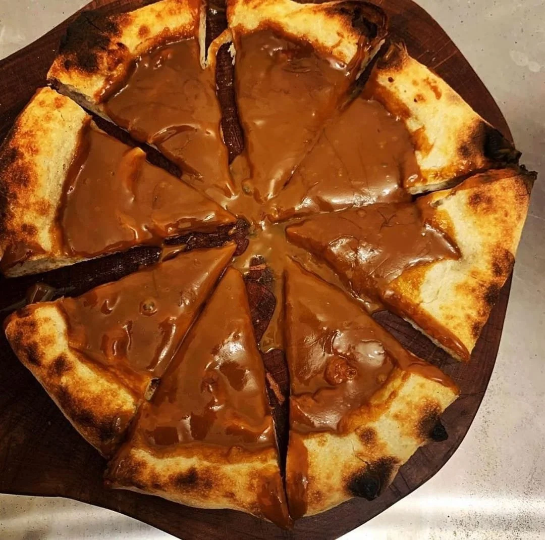 Receita Rocca Doce de Leite com pizza