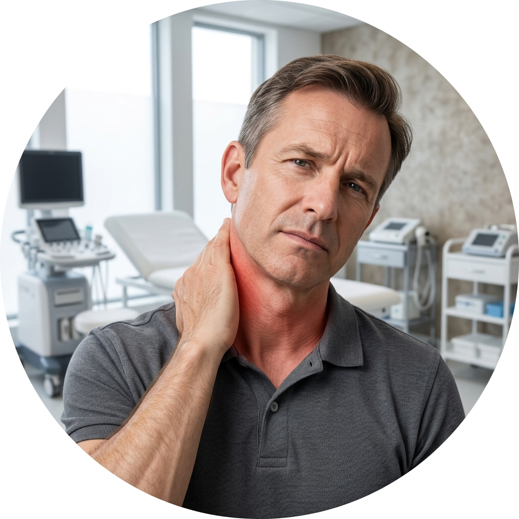 Put An End To Neck Pain. Precisely. Professionally.