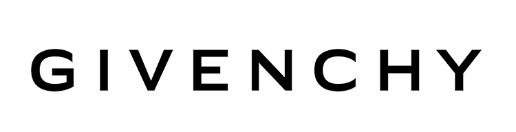 Givenchy logo on a black background.