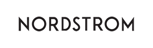 Nordstrom logo displayed in black text on a white background.
