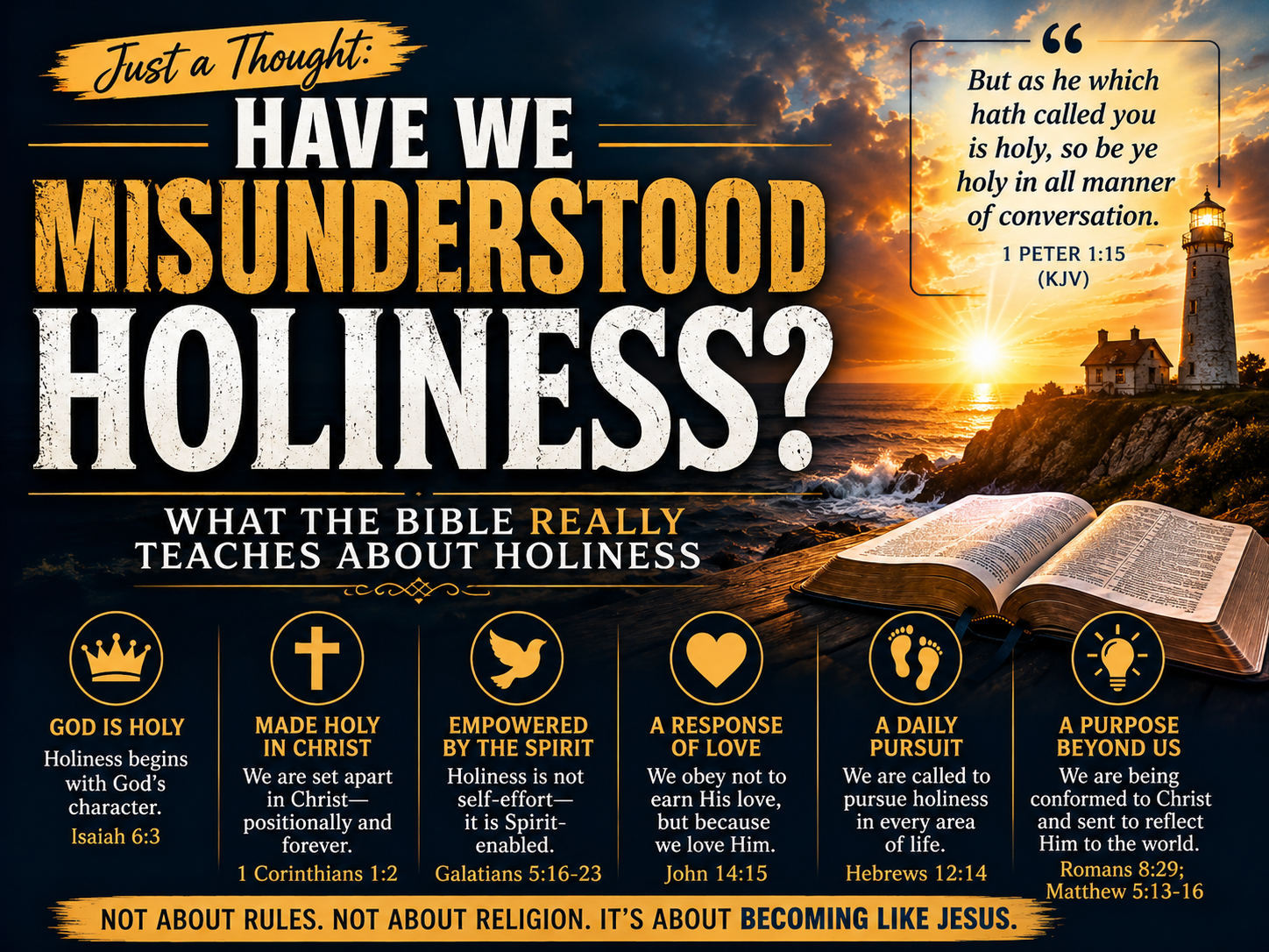 Holy as He Is Holy