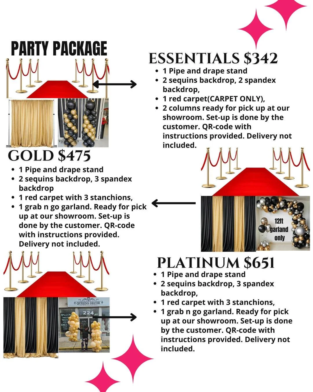 🎉 Party planning shouldn&rsquo;t be stressful and with us, it isn&rsquo;t!
We make decorating easy with professional setups, beautiful designs, and packages that fit your theme and budget.
You celebrate&hellip; we&rsquo;ll handle the magic ✨

#Decor