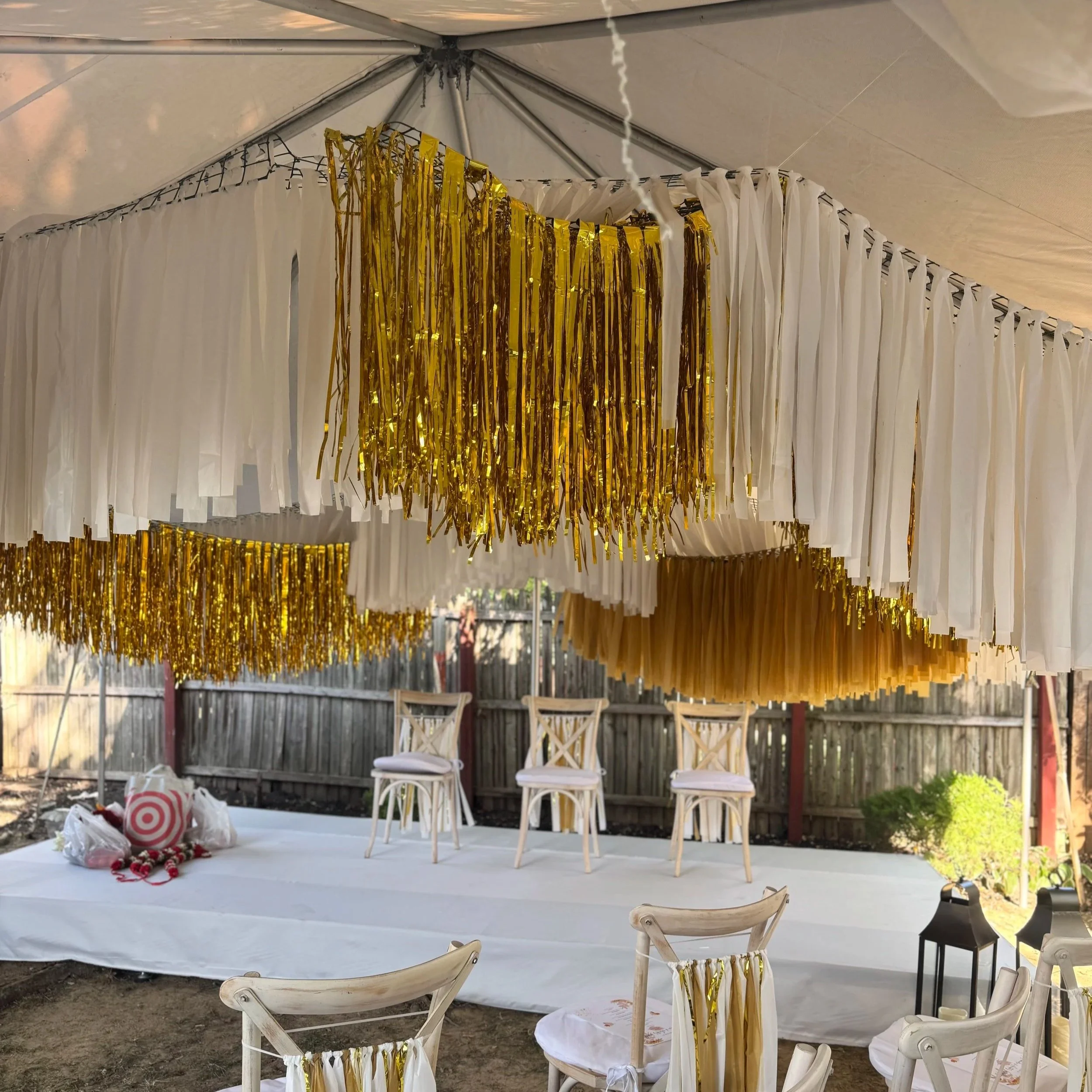 ceiling fringes rental near me