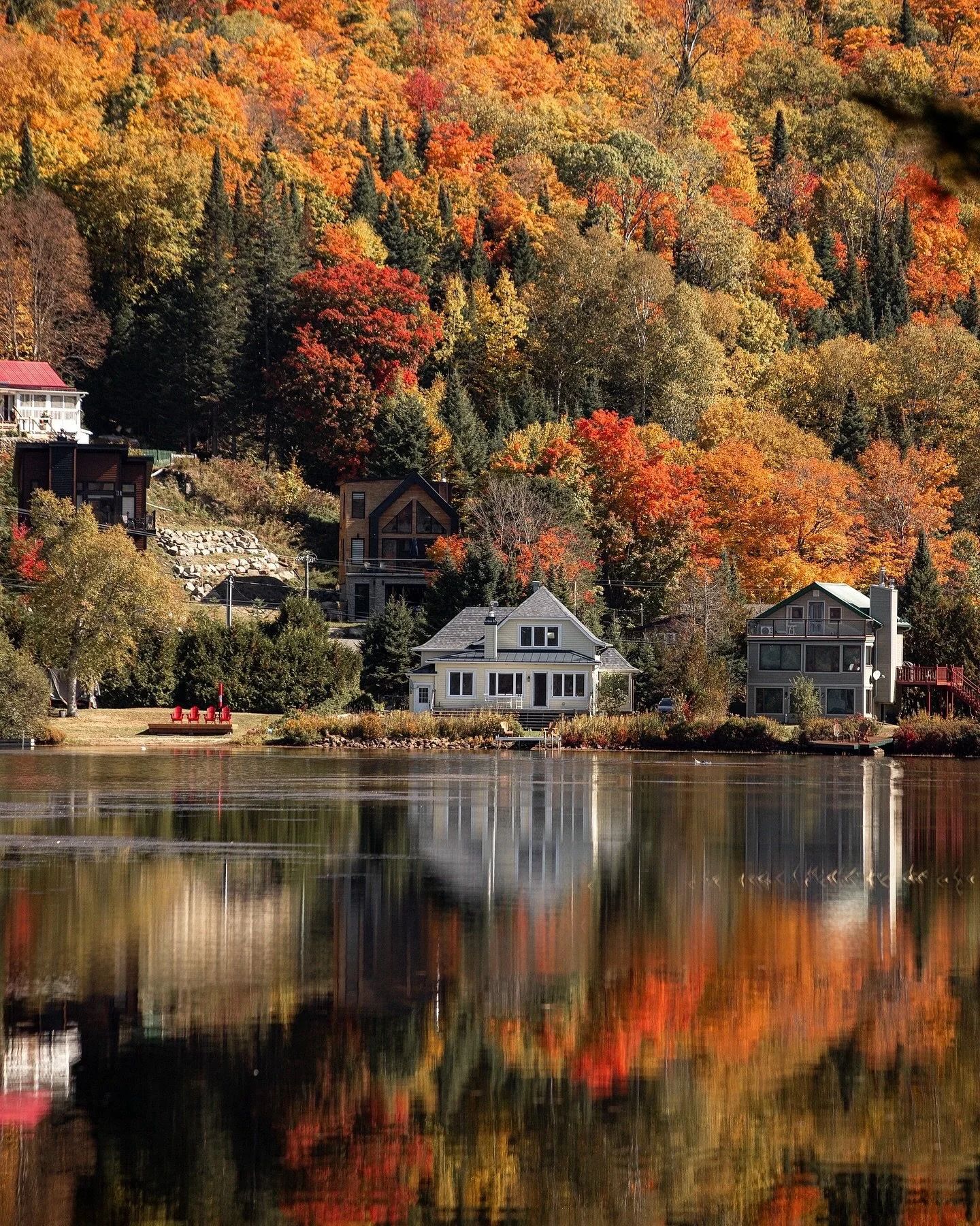 l&rsquo;automne ici 🍂🧡🍁

#tourismequebec #explorecanada #fall #parcscanada #explorequebec #colorsofautumn #autumnmood #laurentides
