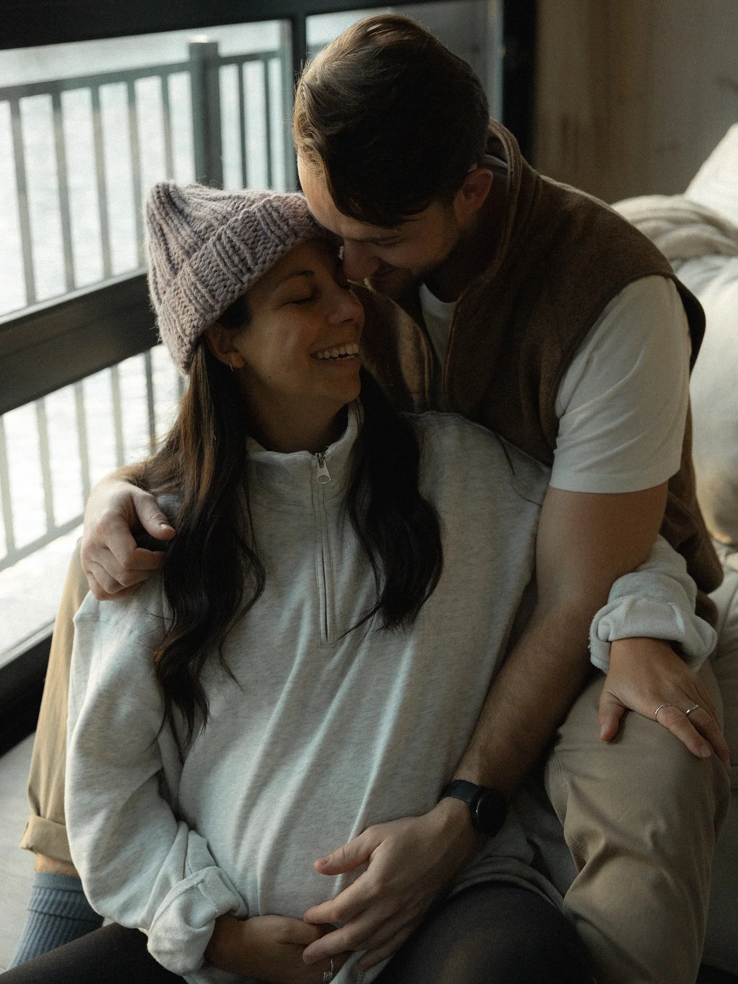 Hello third trimester 🥹 (!!!)

Starting this next chapter with you feels peaceful 🤍 All the little things you do already show me the gentle, caring, attentive dad you&rsquo;re going to be. Even if baby goes completely still the moment he tries to s