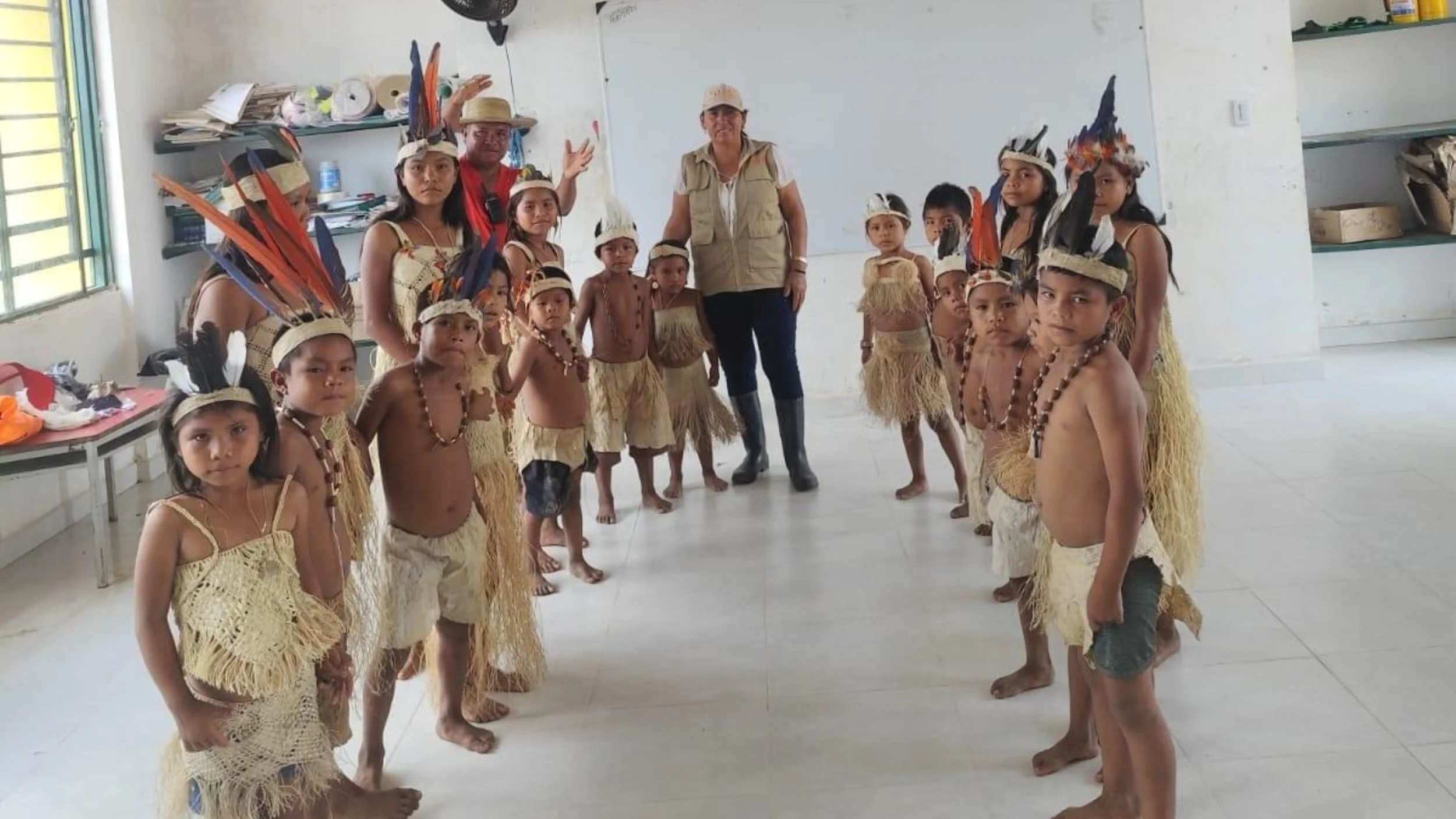 Un año de trabajo con la niñez piapoco en el Resguardo Saracure Río Cadá
