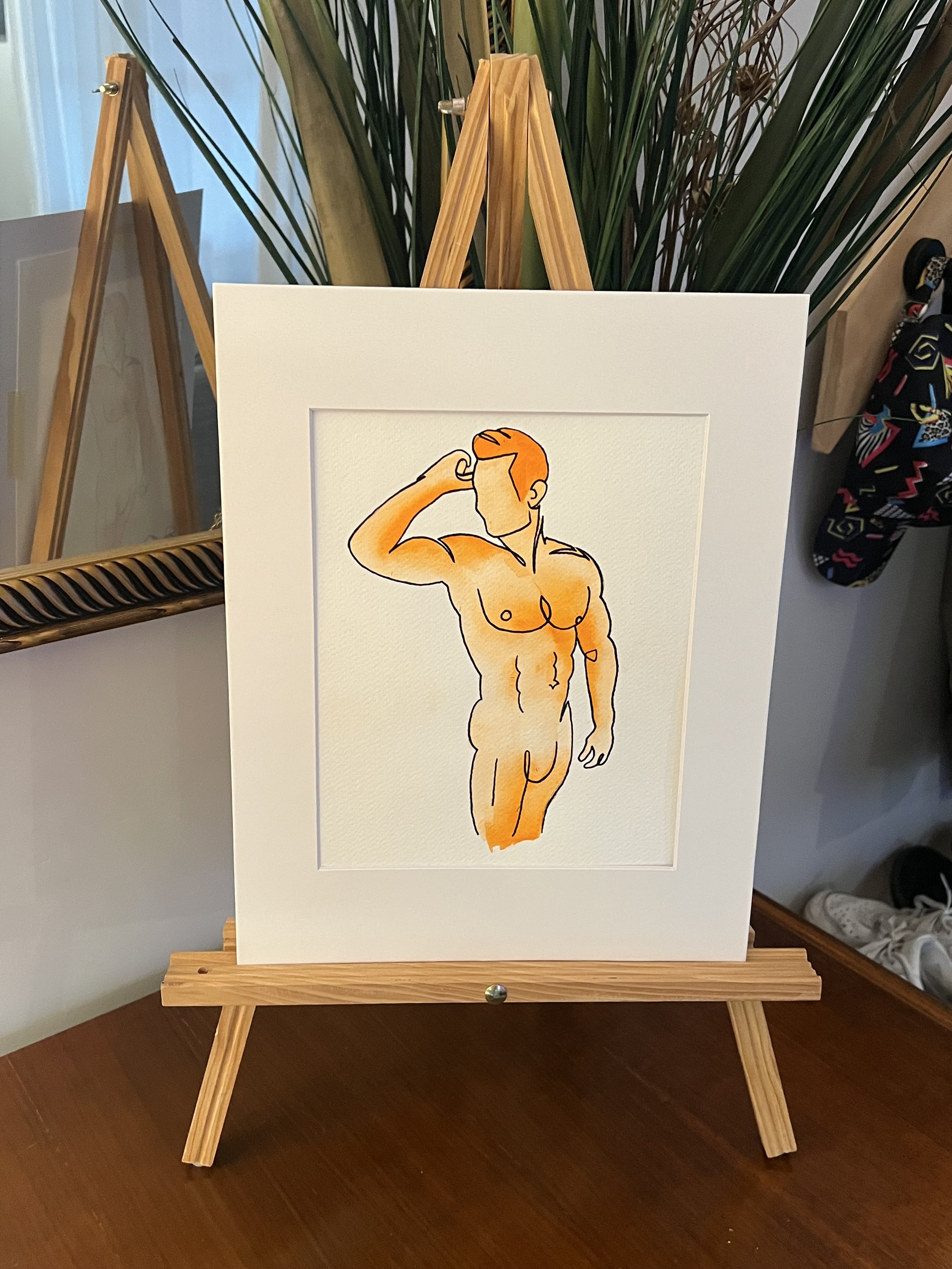 Orange Series Original - Ember 8" x 10"