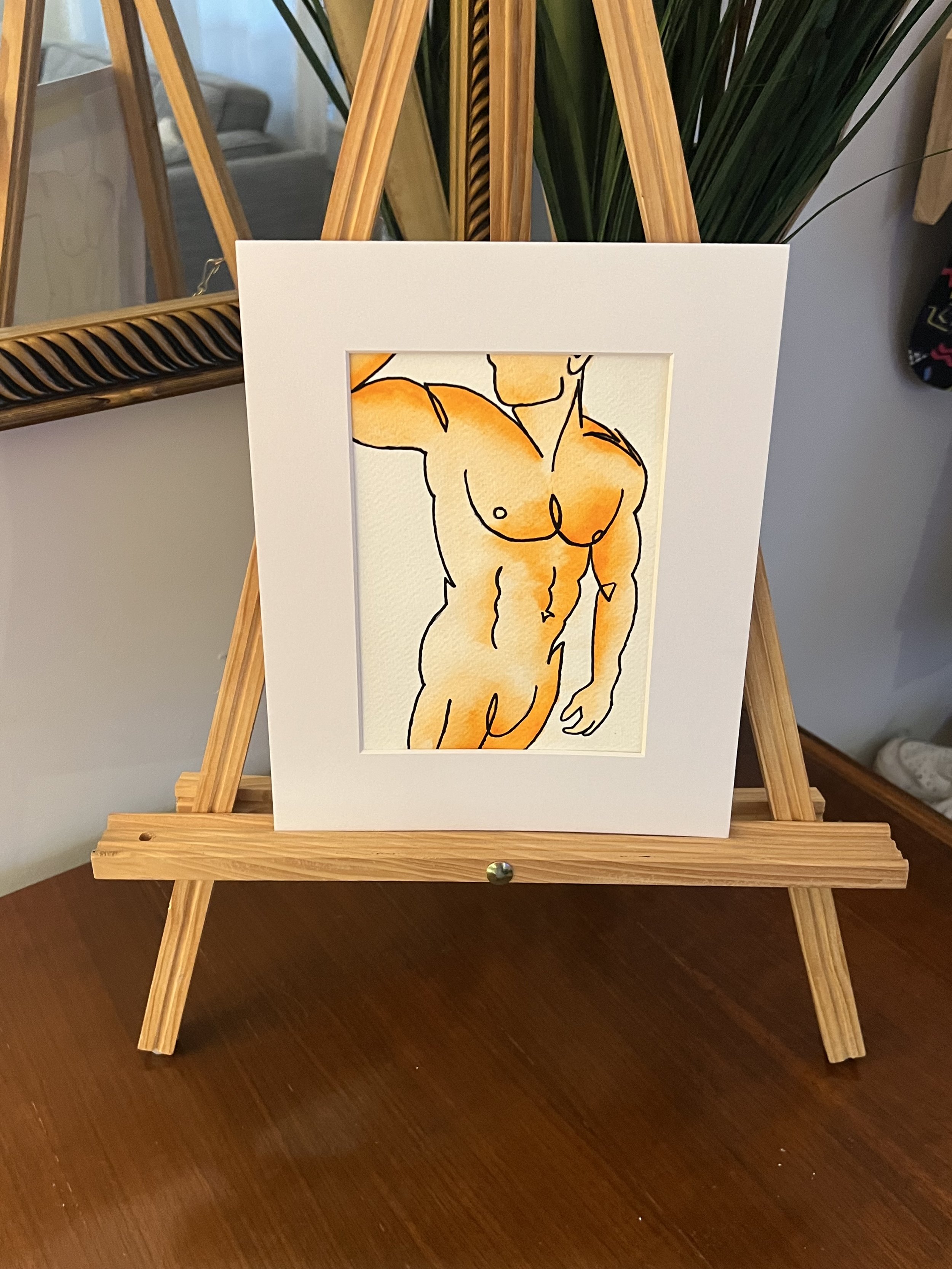 Orange Series Original - Ember 5" x 7"
