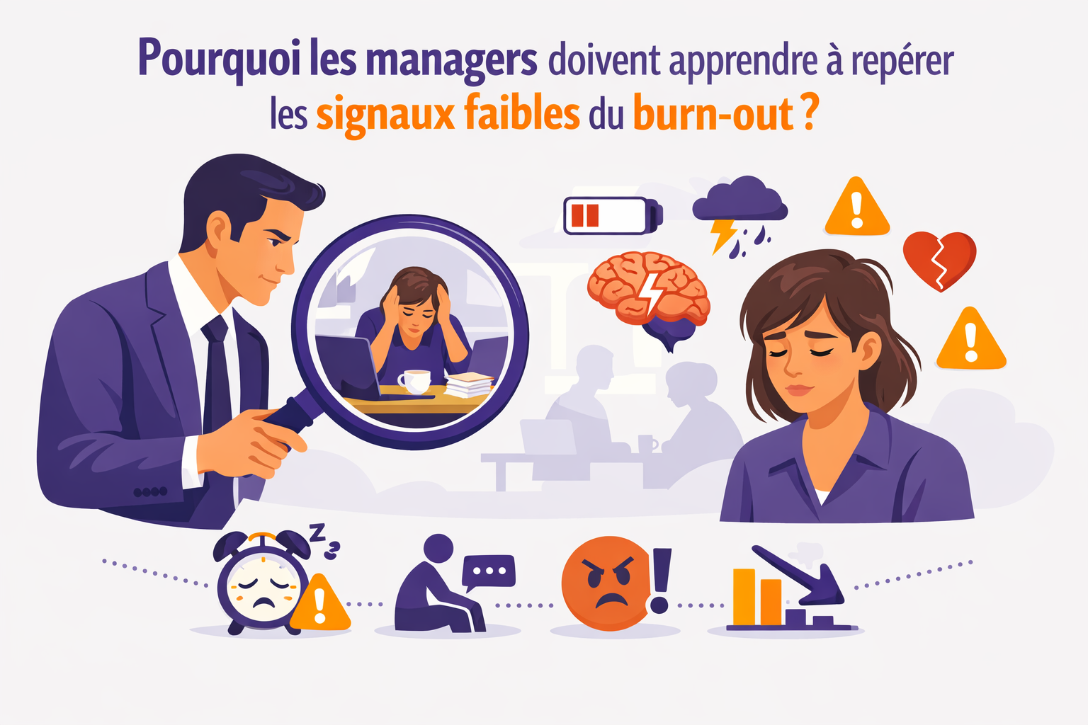 Pourquoi les managers doivent apprendre à repérer les signaux faibles du burn-out ?