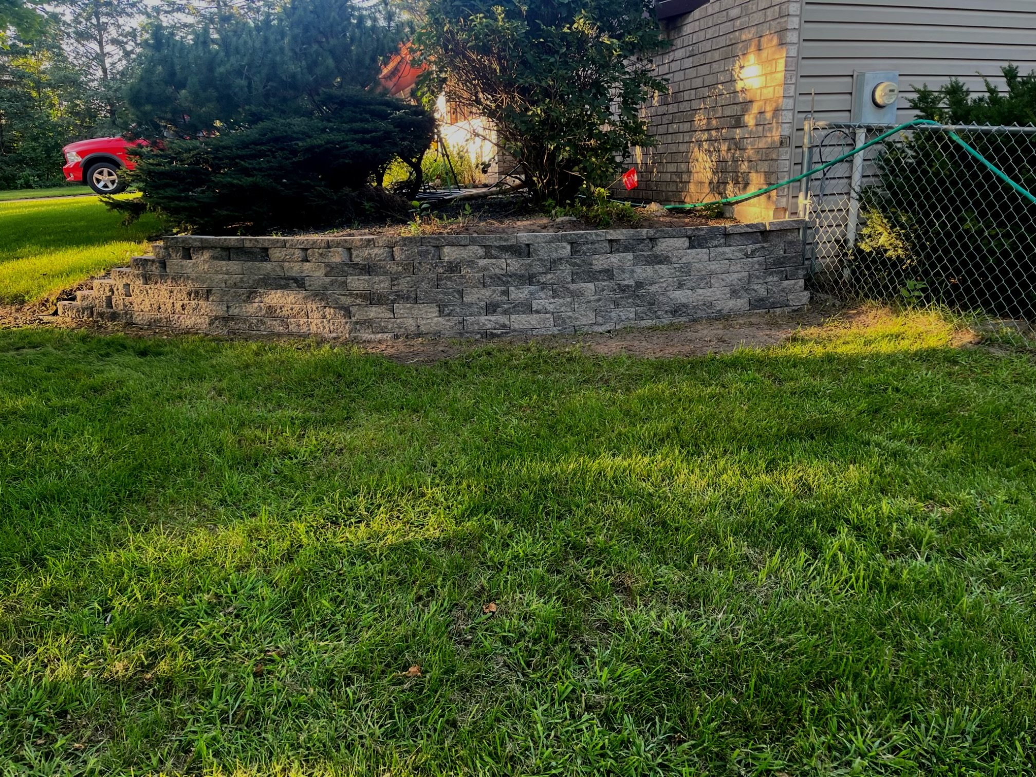 Retaining Wall Build