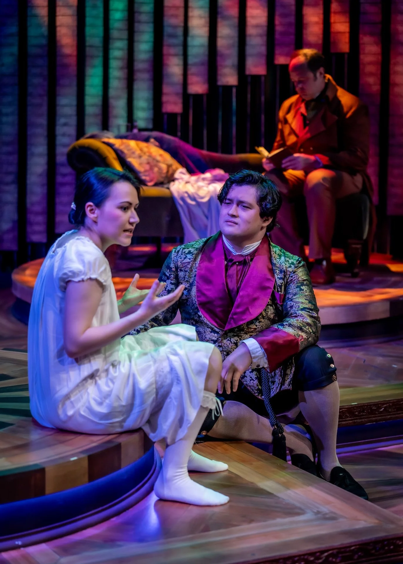 Ada meets her father, Lord Byron, in the afterlife. (Photo: Matthew A. Schipper, Naples Creative)