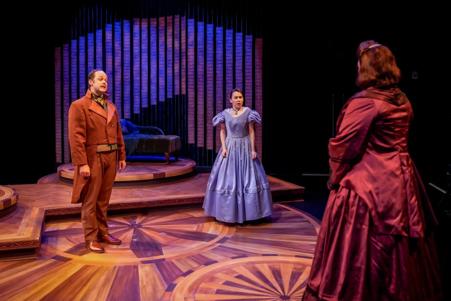 Ada's mother interrupts her first meeting with Charles Babbage. (Photo: Matthew A. Schipper, Naples Creative)