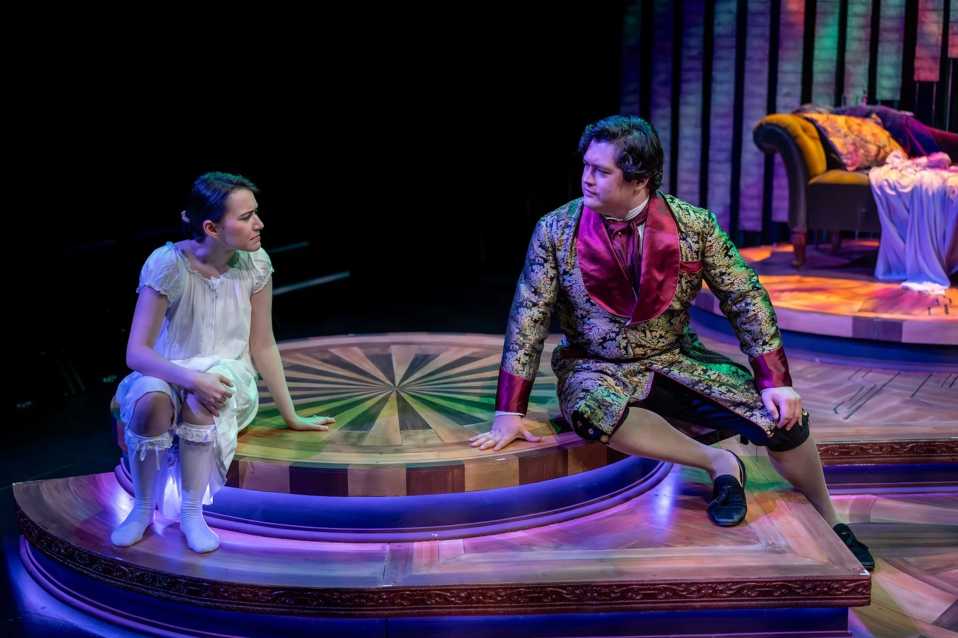 Ada meets her father, Lord Byron, in the afterlife. (Photo: Matthew A. Schipper, Naples Creative)