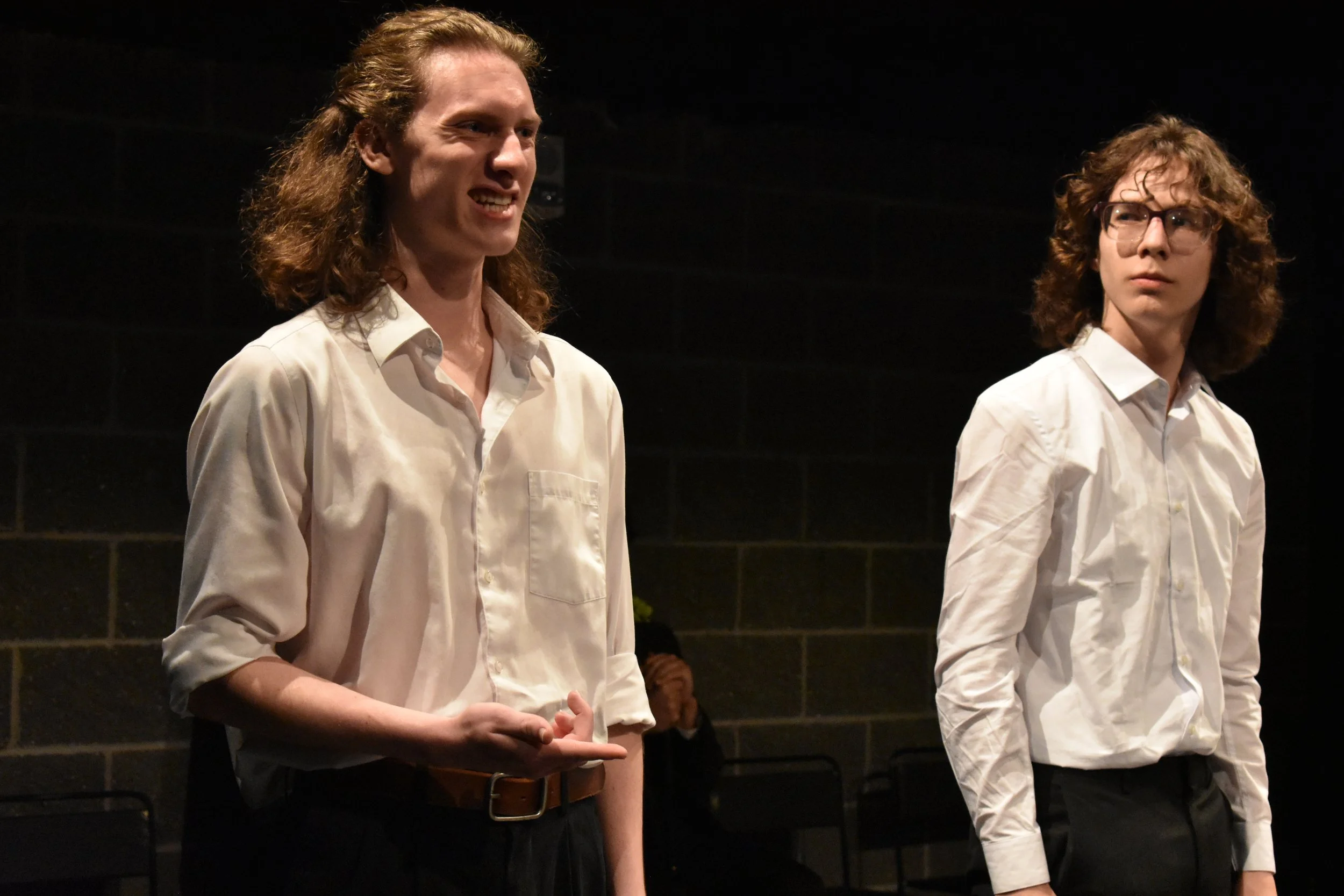 The narrators. (Photo: Hal Kohlman)