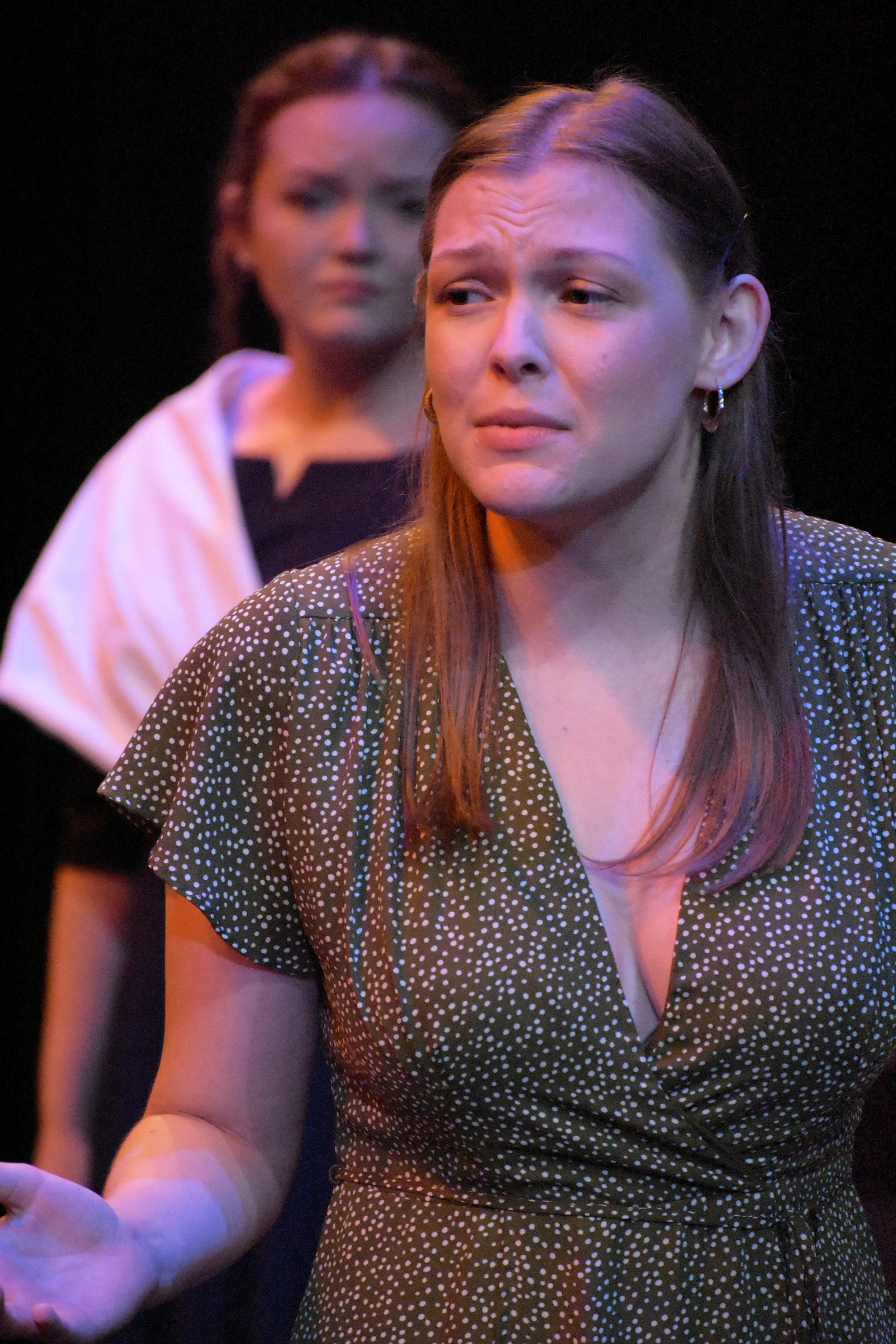 The messenger informs Kreon about Haemon's death. 
(Photo: Hal Kohlman)