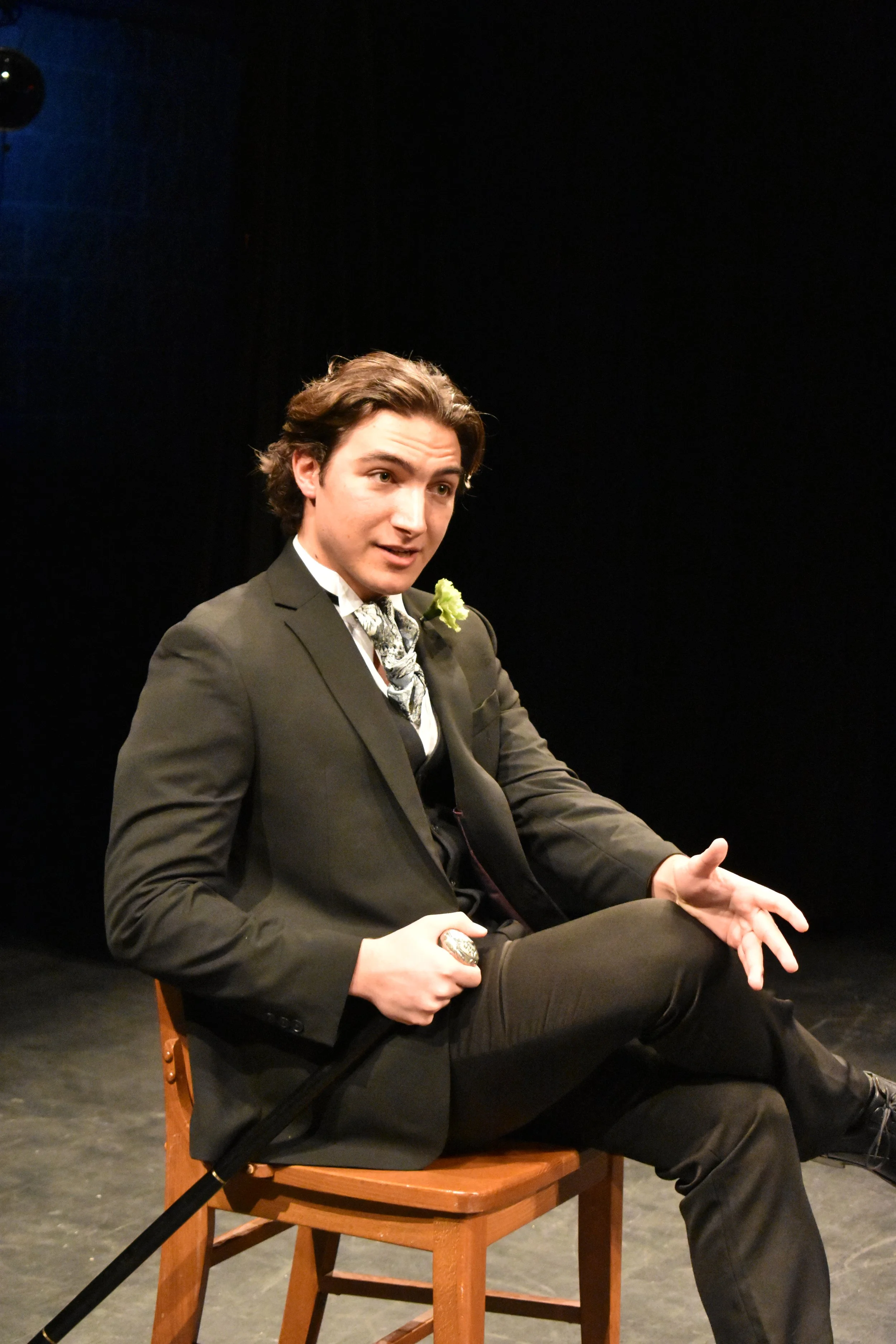 "My name is Oscar Wilde. I am the prosecutor in this case." (Photo: Hal Kohlman)